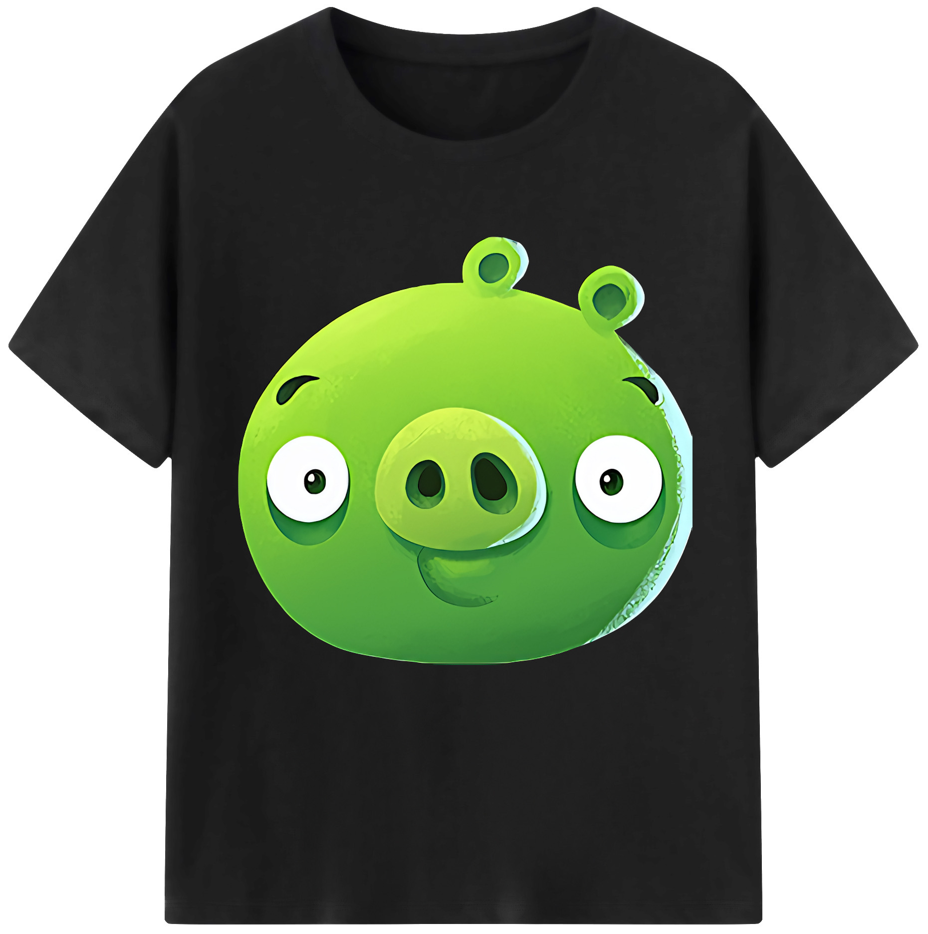 （画像用） Angry Birds アングリーバード 綿100％半袖Tシャツ（フロントプリント）