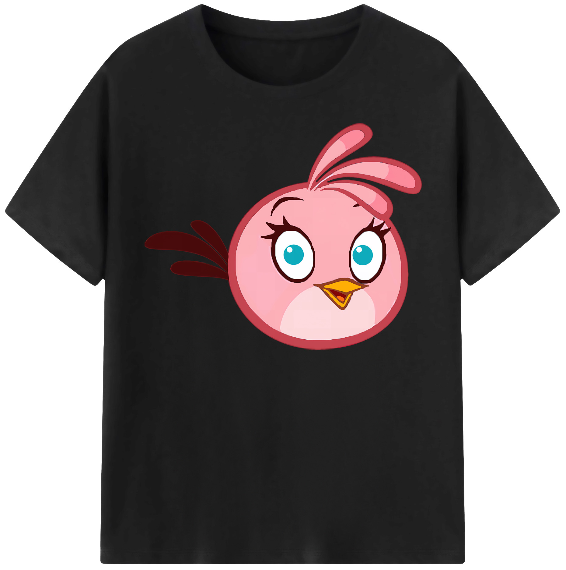 （画像用） Angry Birds アングリーバード 綿100％半袖Tシャツ（フロントプリント）