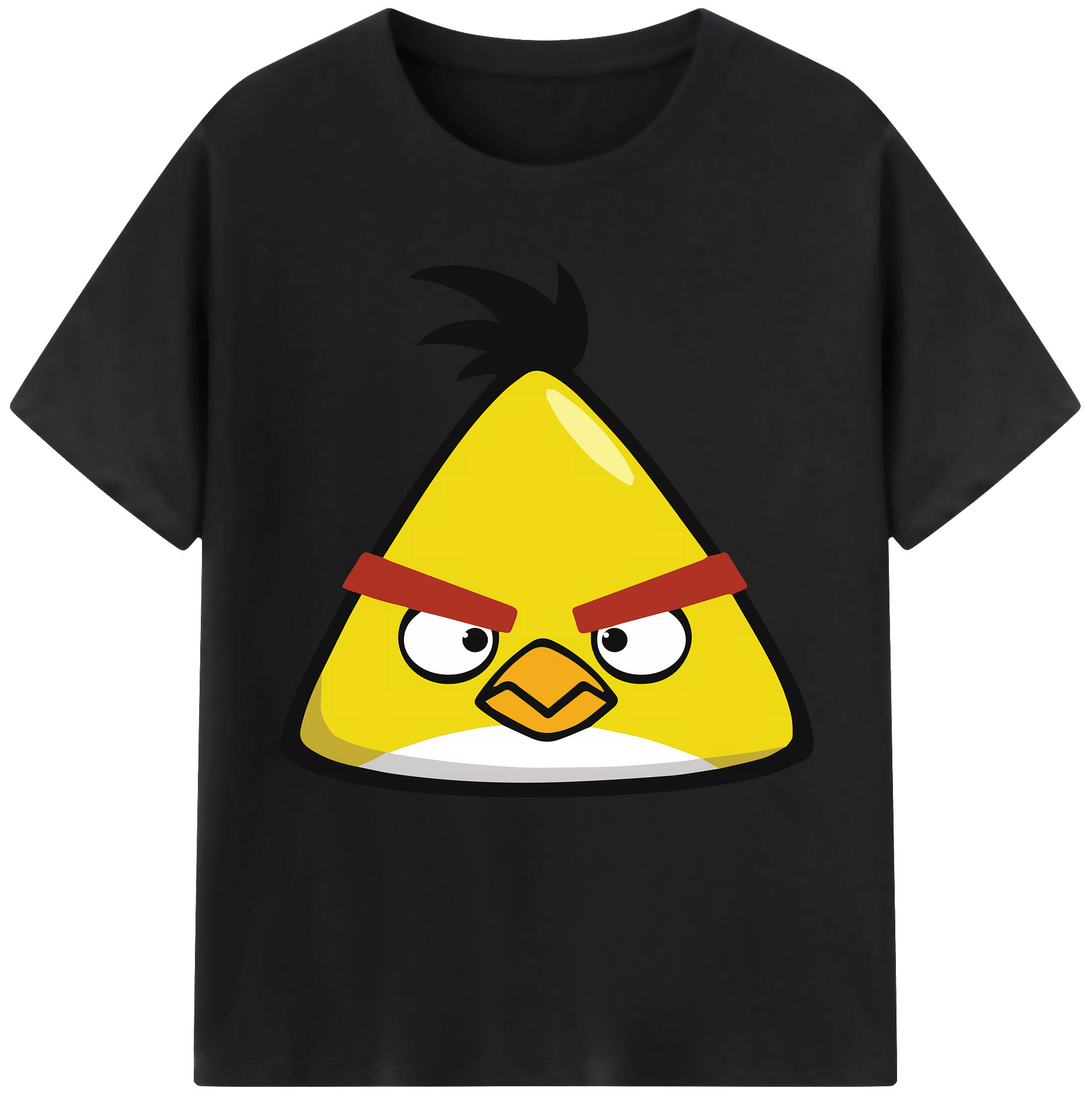 （画像用） Angry Birds アングリーバード 綿100％半袖Tシャツ（フロントプリント）