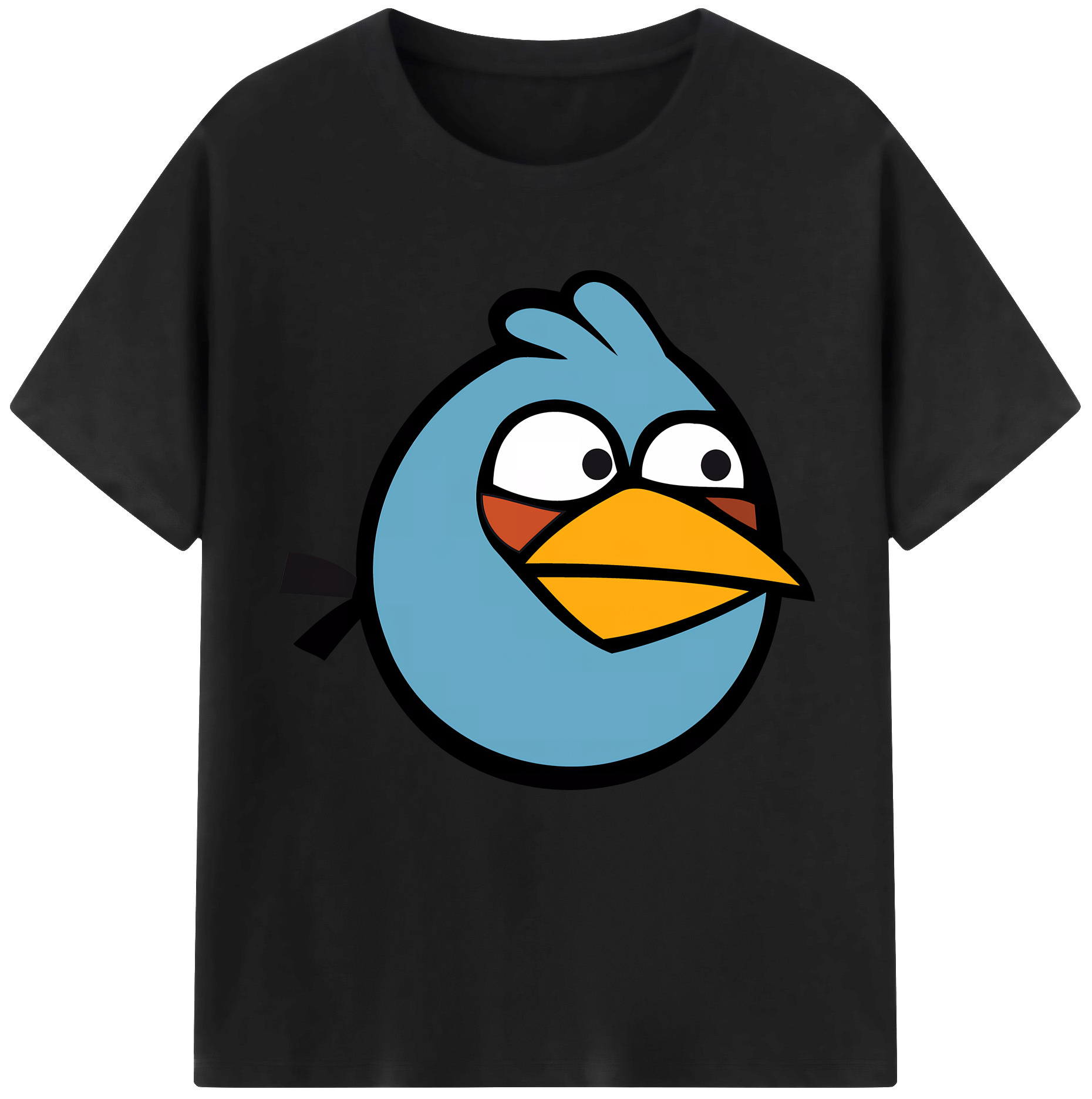 （画像用） Angry Birds アングリーバード 綿100％半袖Tシャツ（フロントプリント）