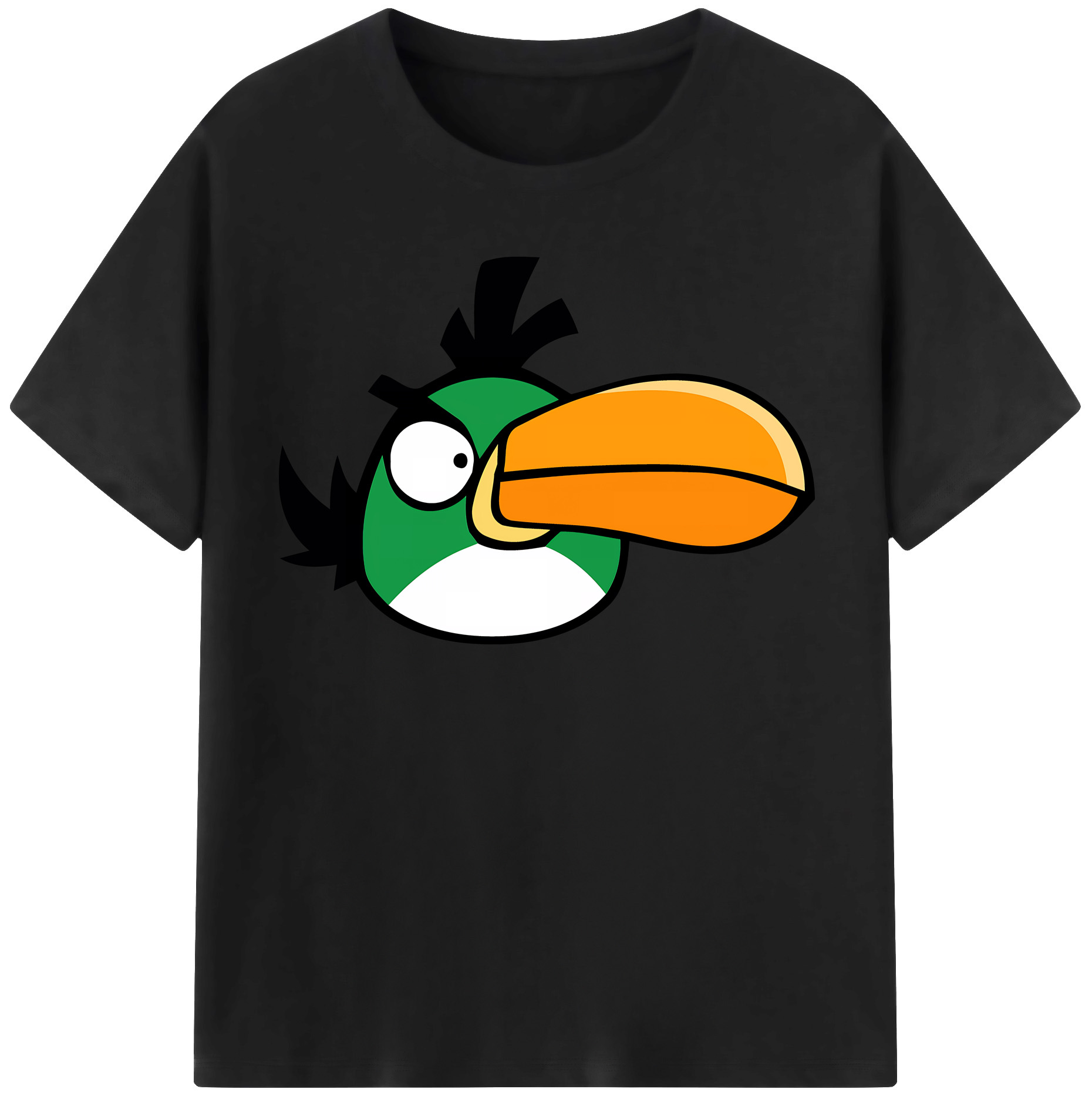 （画像用） Angry Birds アングリーバード 綿100％半袖Tシャツ（フロントプリント）