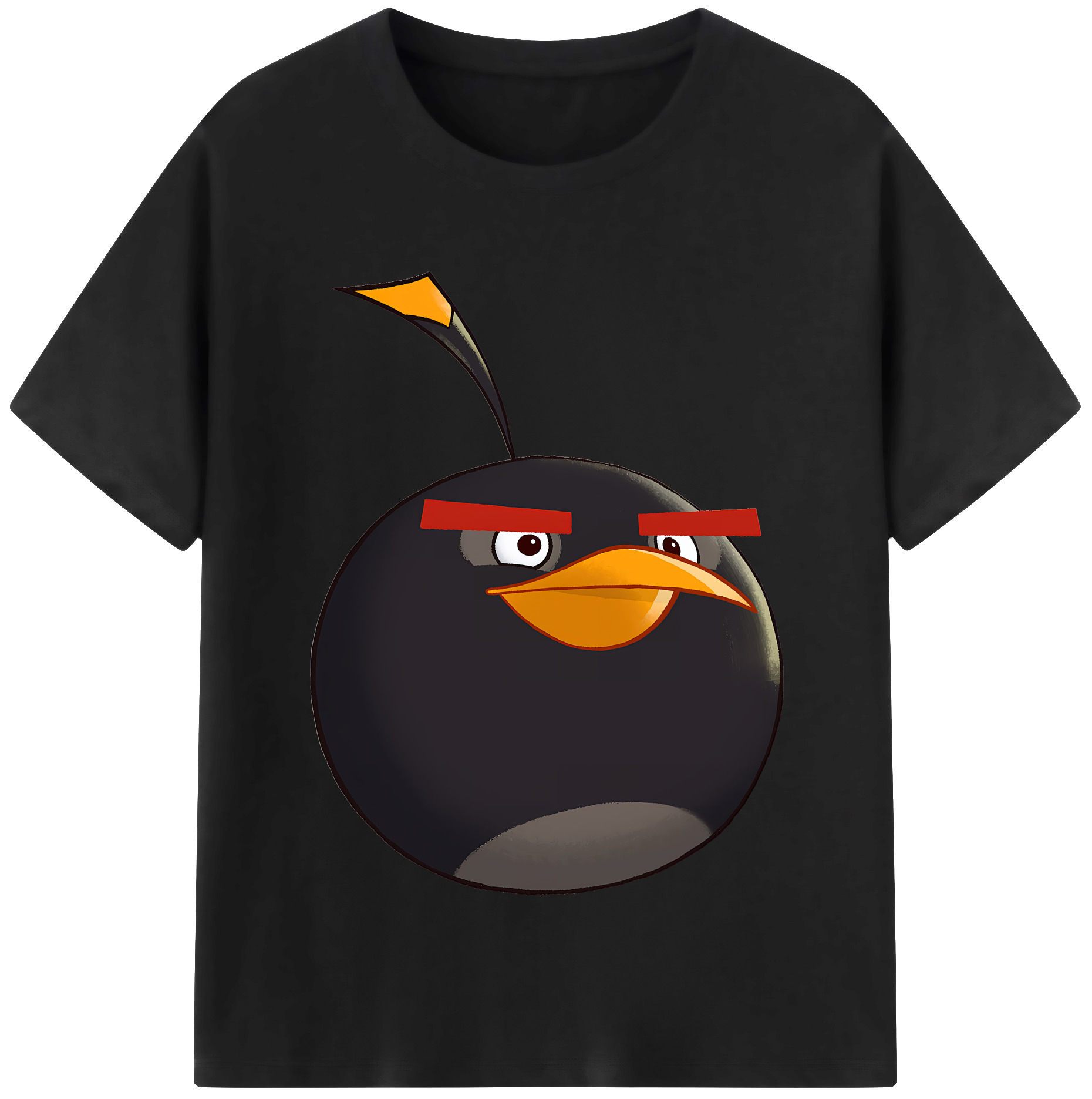 （画像用） Angry Birds アングリーバード 綿100％半袖Tシャツ（フロントプリント）