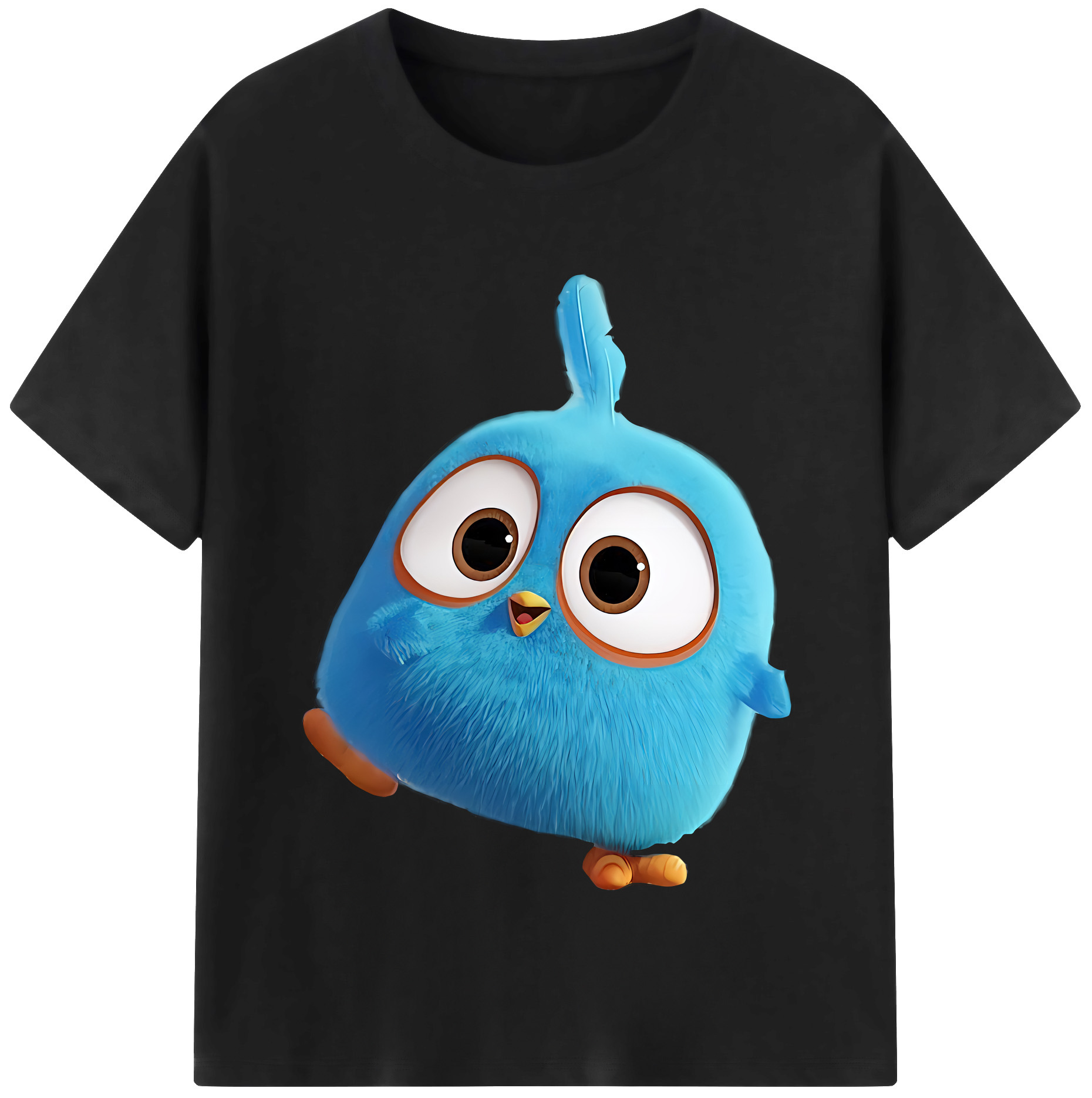 （画像用） Angry Birds アングリーバード 綿100％半袖Tシャツ（フロントプリント）