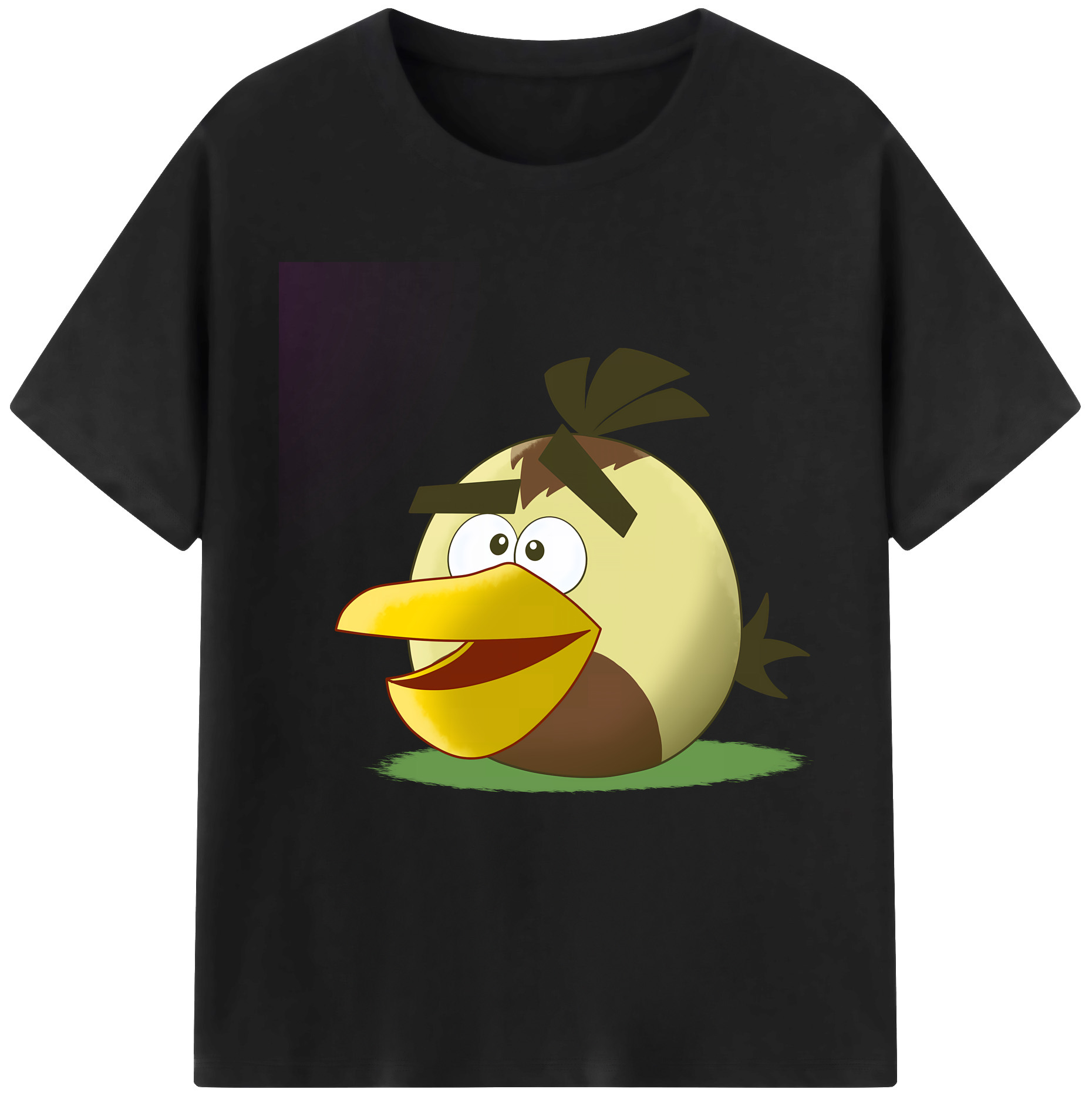 （画像用） Angry Birds アングリーバード 綿100％半袖Tシャツ（フロントプリント）