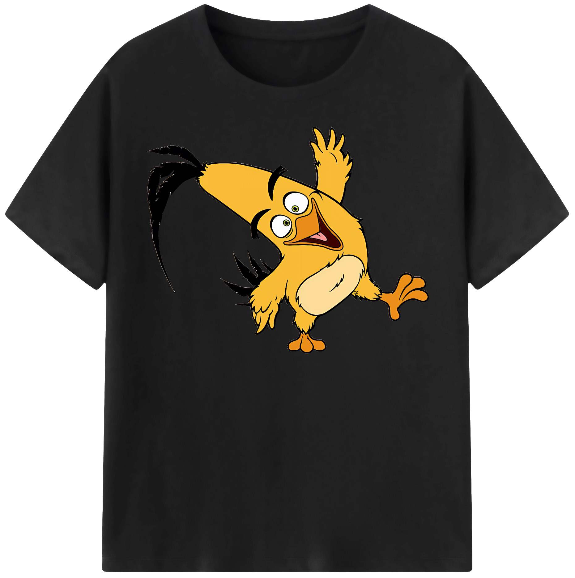 （画像用） Angry Birds アングリーバード 綿100％半袖Tシャツ（フロントプリント）