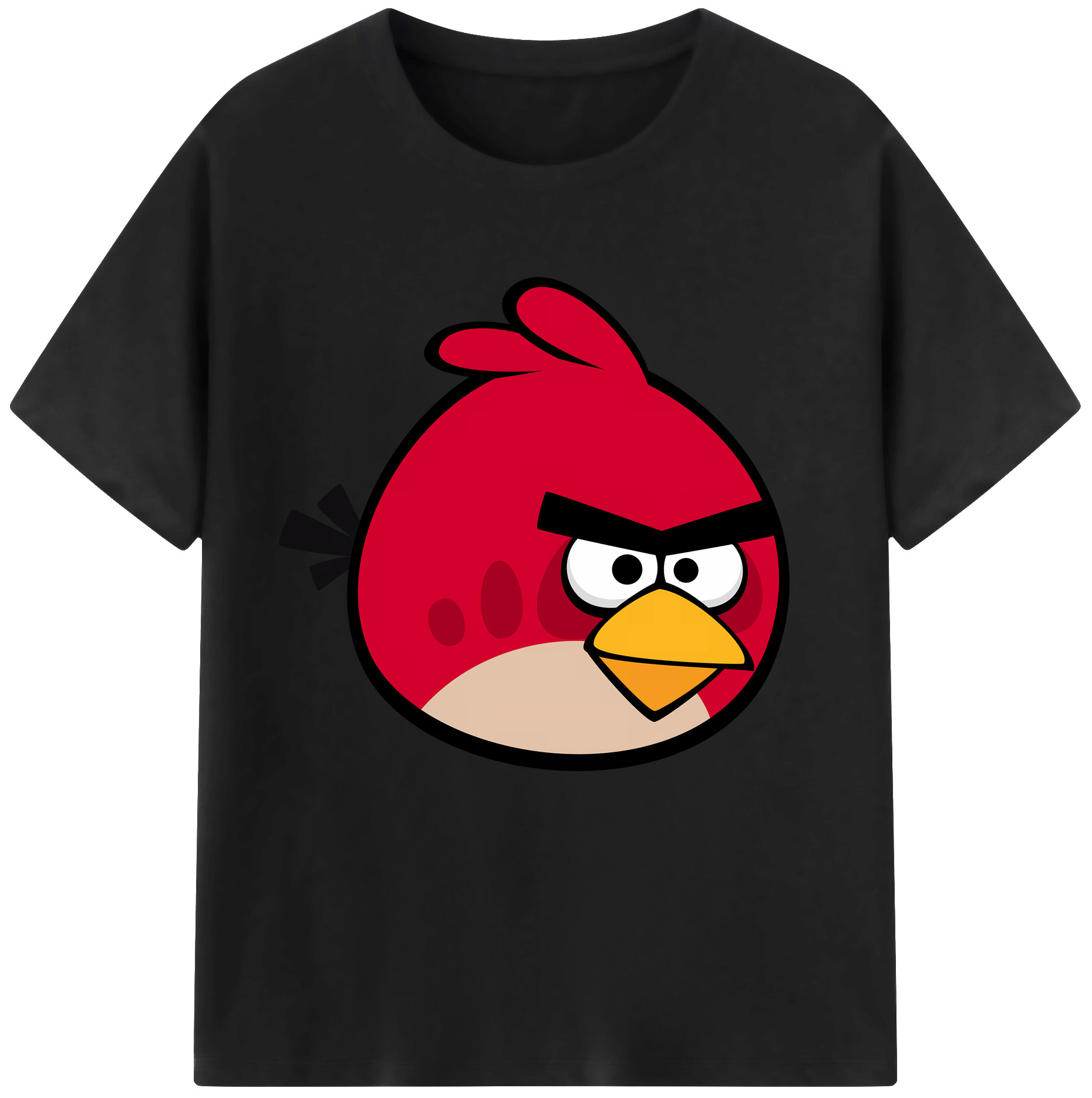 （画像用） Angry Birds アングリーバード 綿100％半袖Tシャツ（フロントプリント）