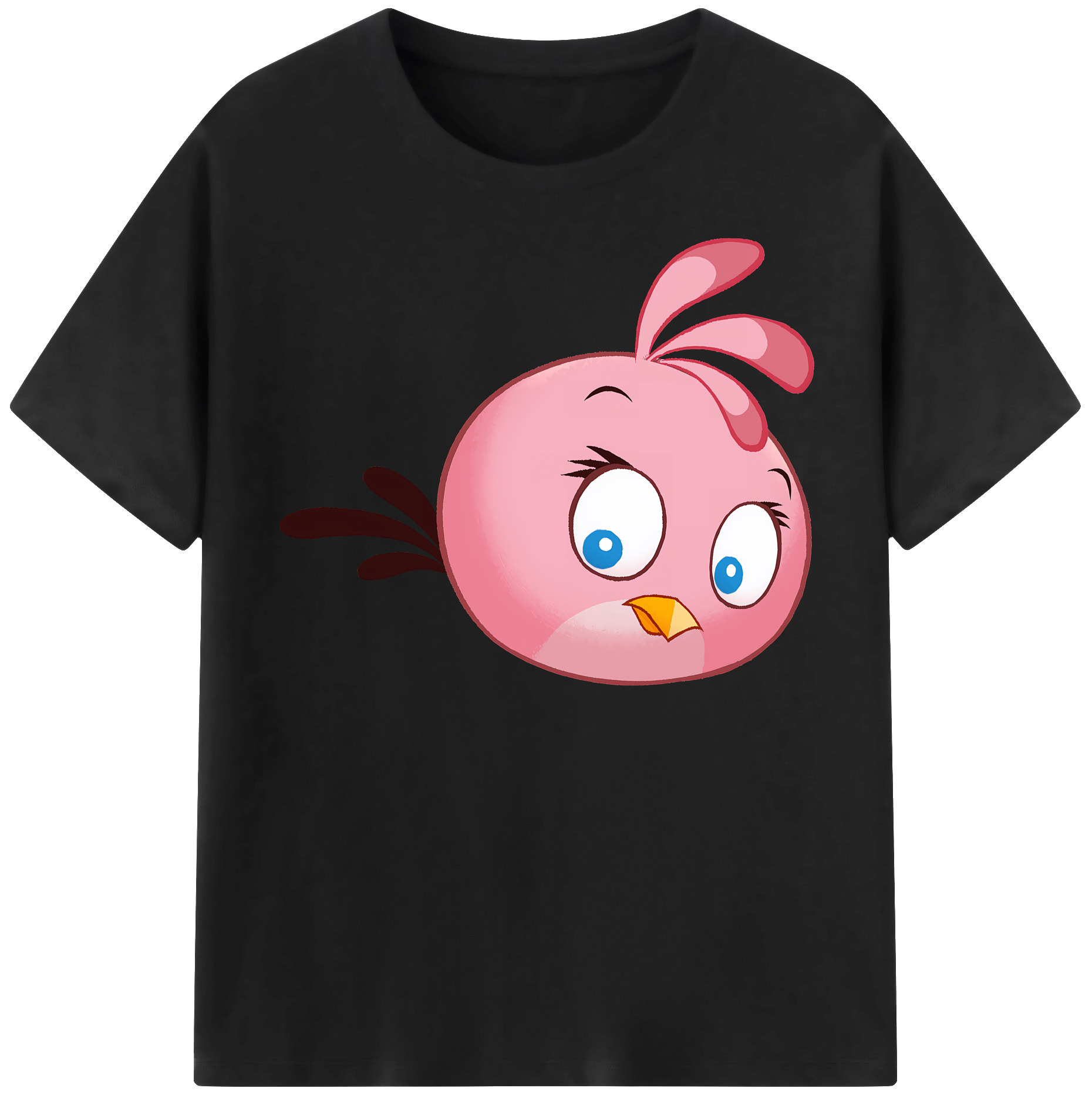 （画像用） Angry Birds アングリーバード 綿100％半袖Tシャツ（フロントプリント）