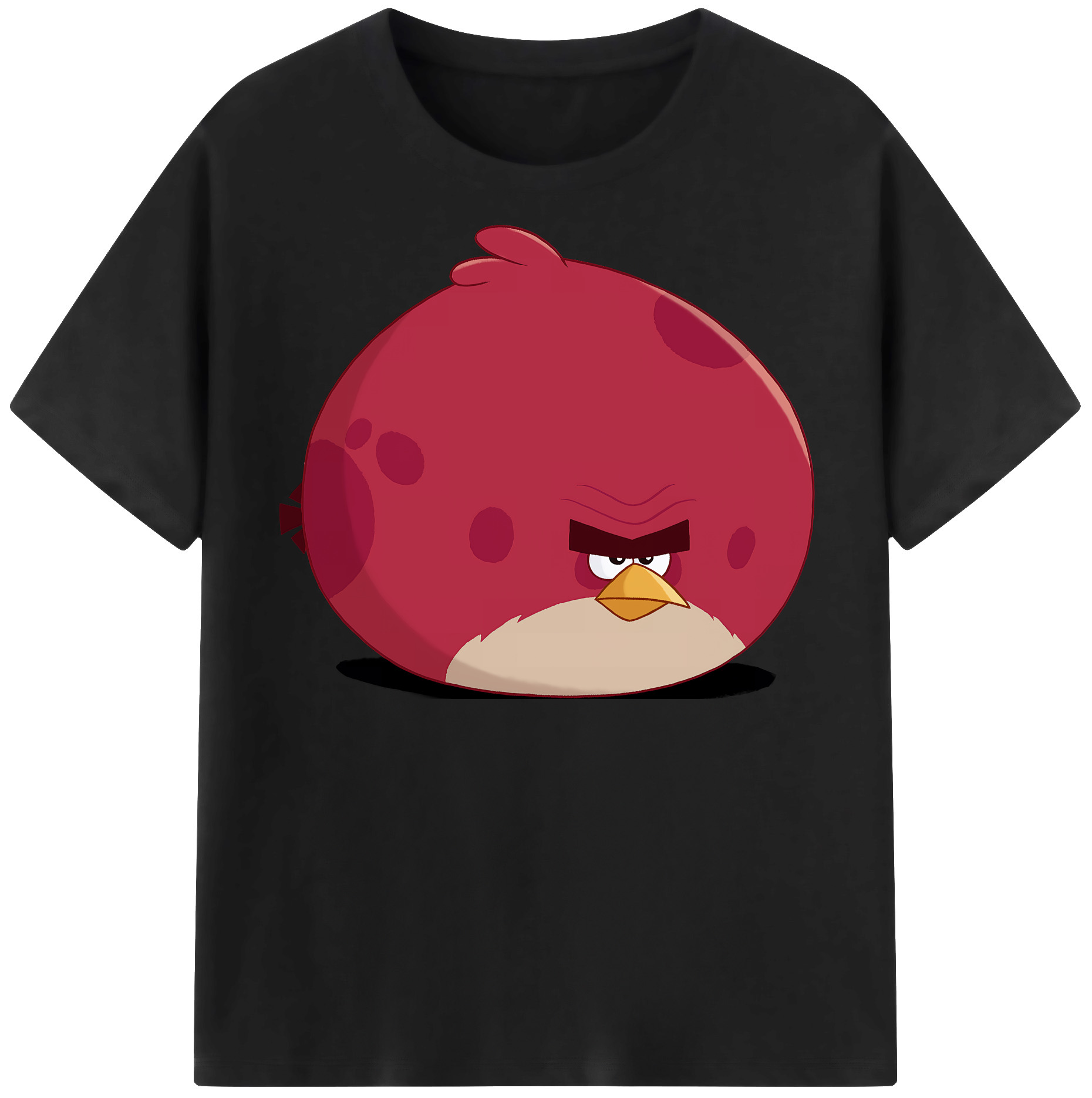 （画像用） Angry Birds アングリーバード 綿100％半袖Tシャツ（フロントプリント）