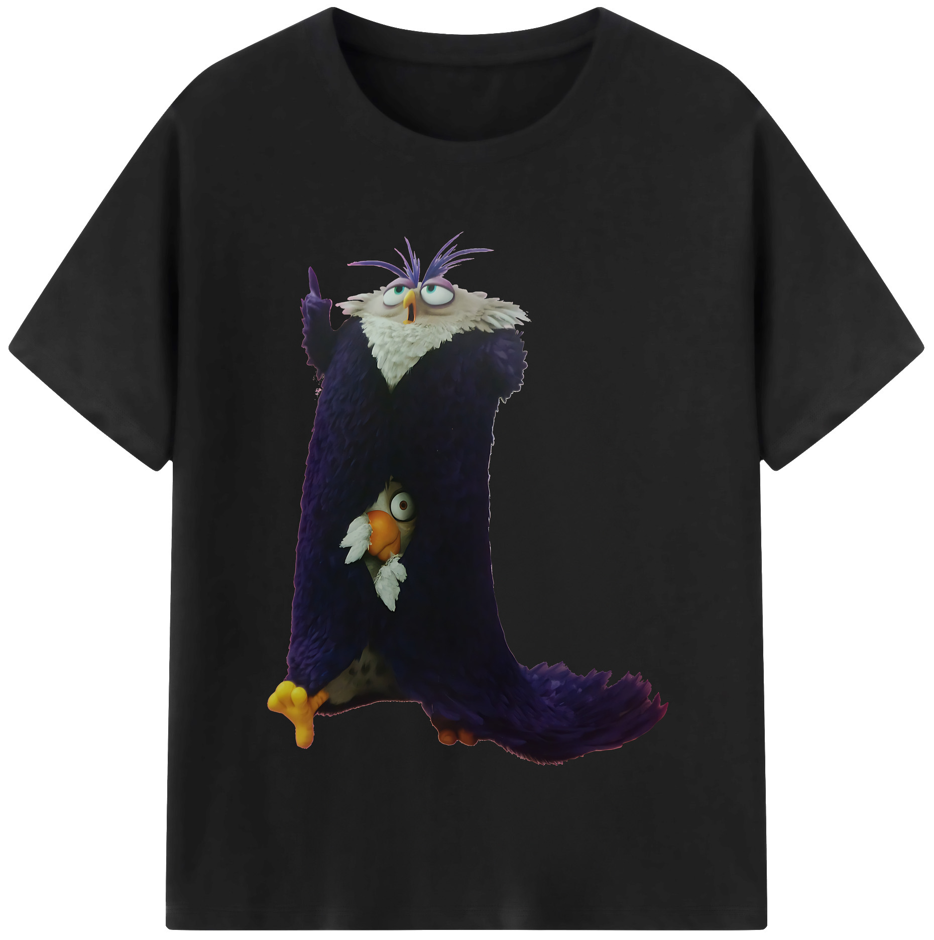 （画像用） Angry Birds アングリーバード 綿100％半袖Tシャツ（フロントプリント）