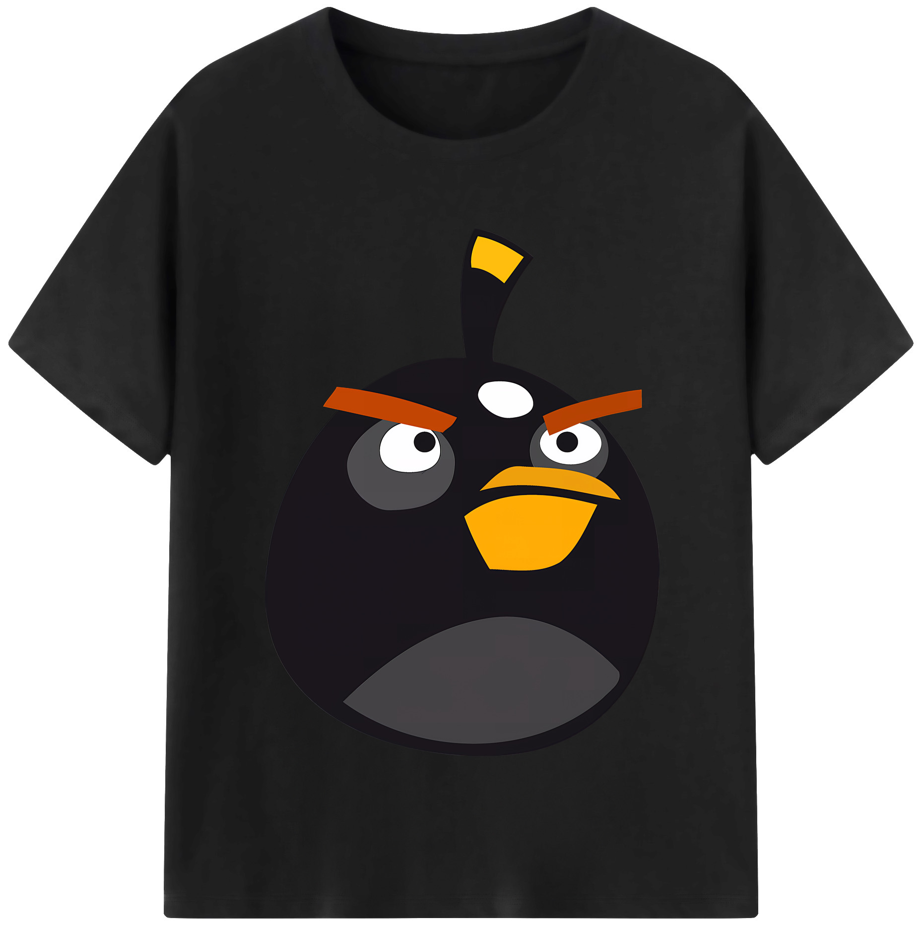 （画像用） Angry Birds アングリーバード 綿100％半袖Tシャツ（フロントプリント）