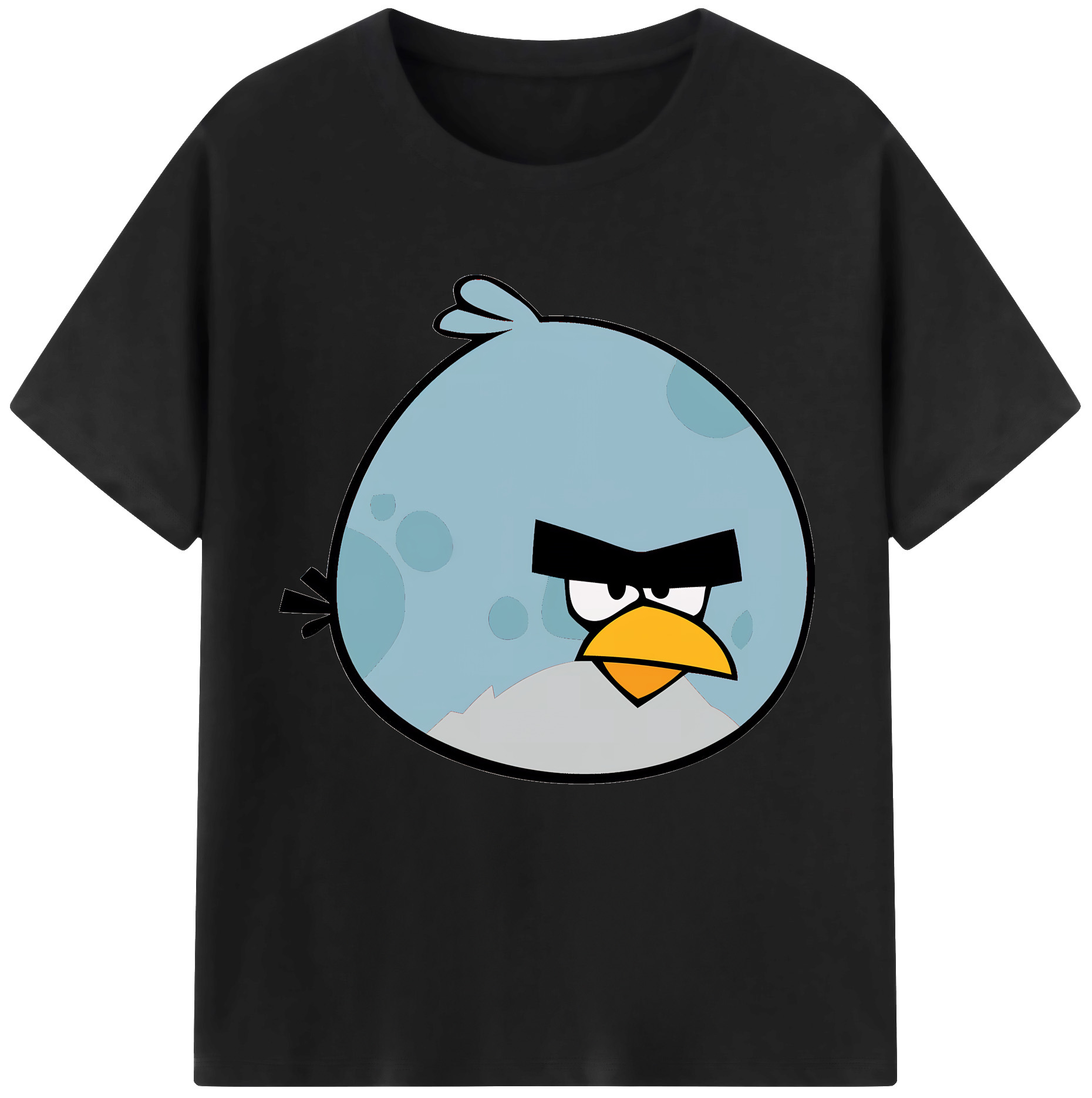 （画像用） Angry Birds アングリーバード 綿100％半袖Tシャツ（フロントプリント）