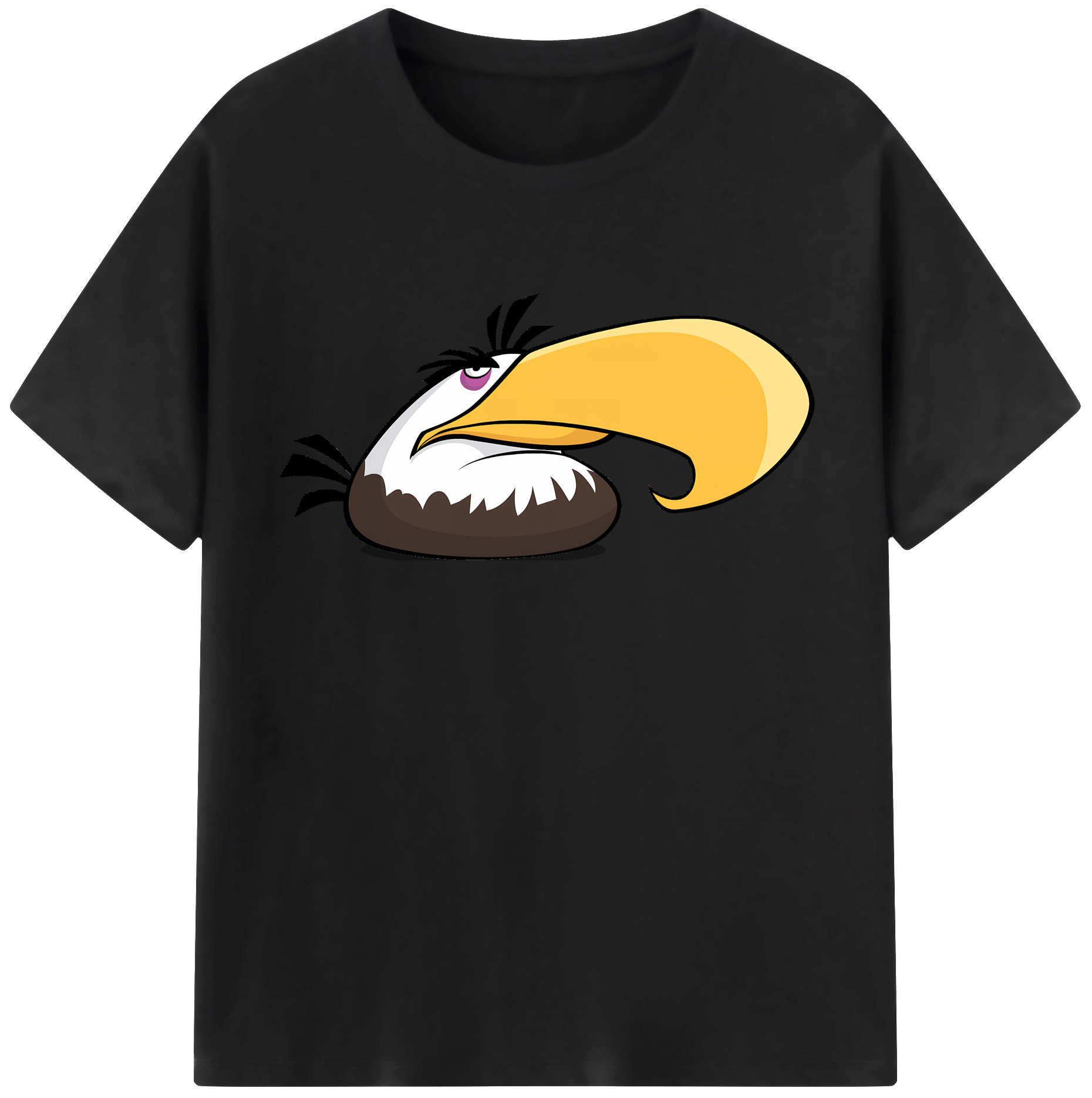 （画像用） Angry Birds アングリーバード 綿100％半袖Tシャツ（フロントプリント）