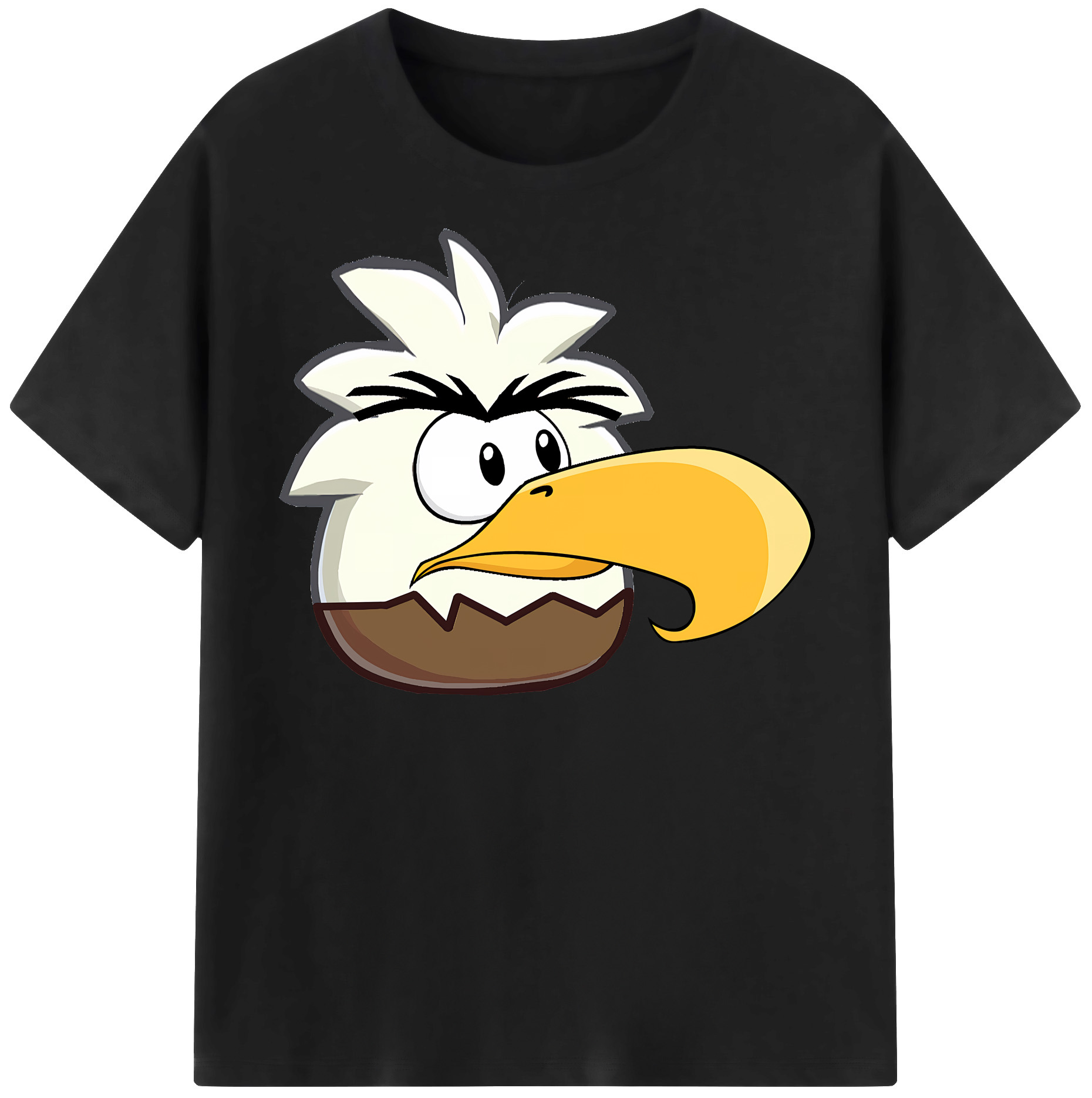 （画像用） Angry Birds アングリーバード 綿100％半袖Tシャツ（フロントプリント）