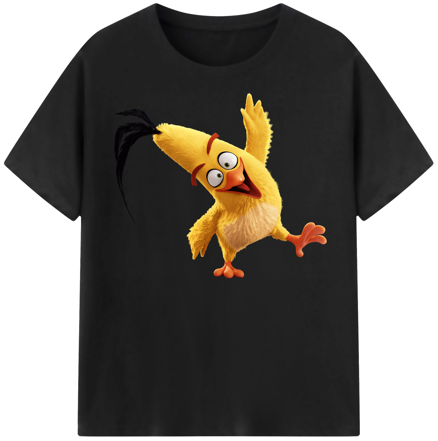 （画像用） Angry Birds アングリーバード 綿100％半袖Tシャツ（フロントプリント）