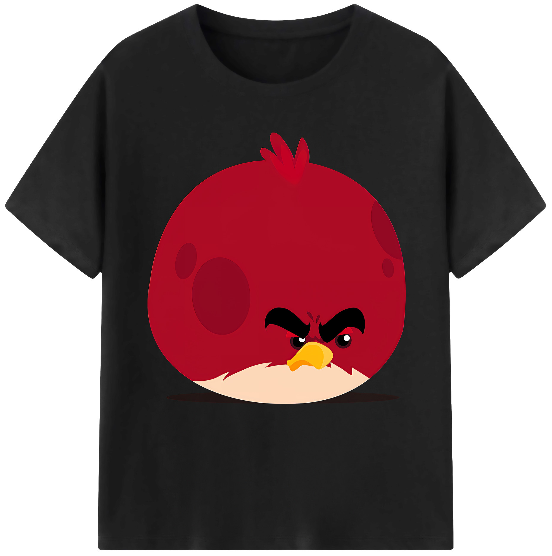 （画像用） Angry Birds アングリーバード 綿100％半袖Tシャツ（フロントプリント）