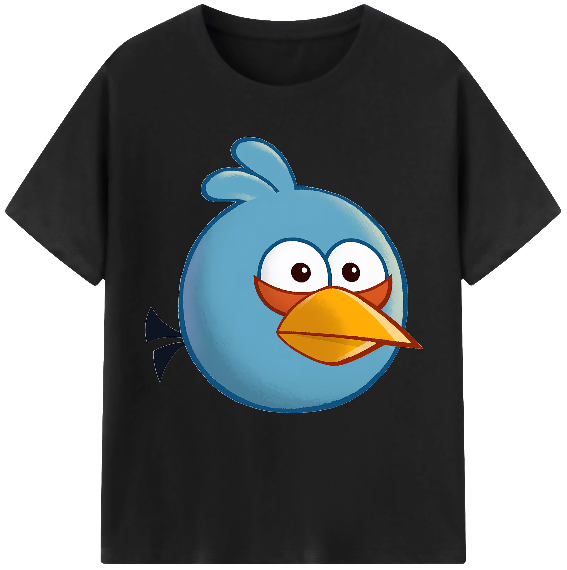 （画像用） Angry Birds アングリーバード 綿100％半袖Tシャツ（フロントプリント）