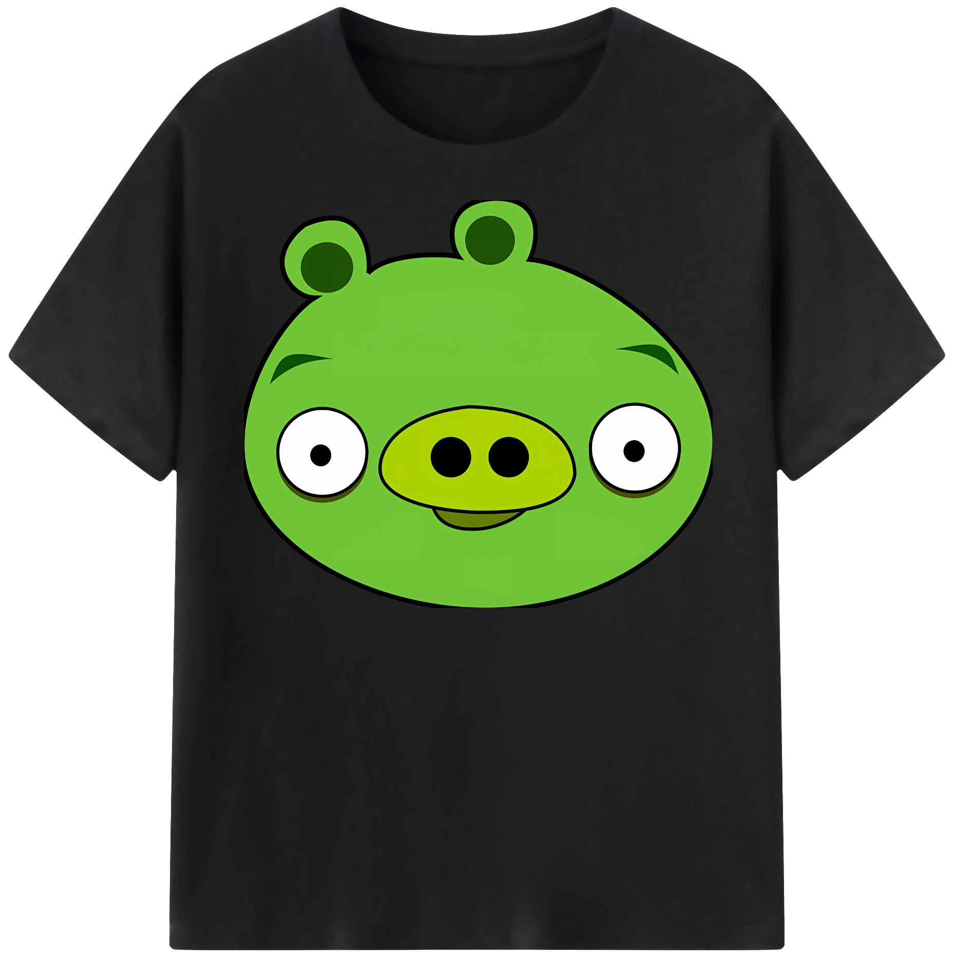 （画像用） Angry Birds アングリーバード 綿100％半袖Tシャツ（フロントプリント）