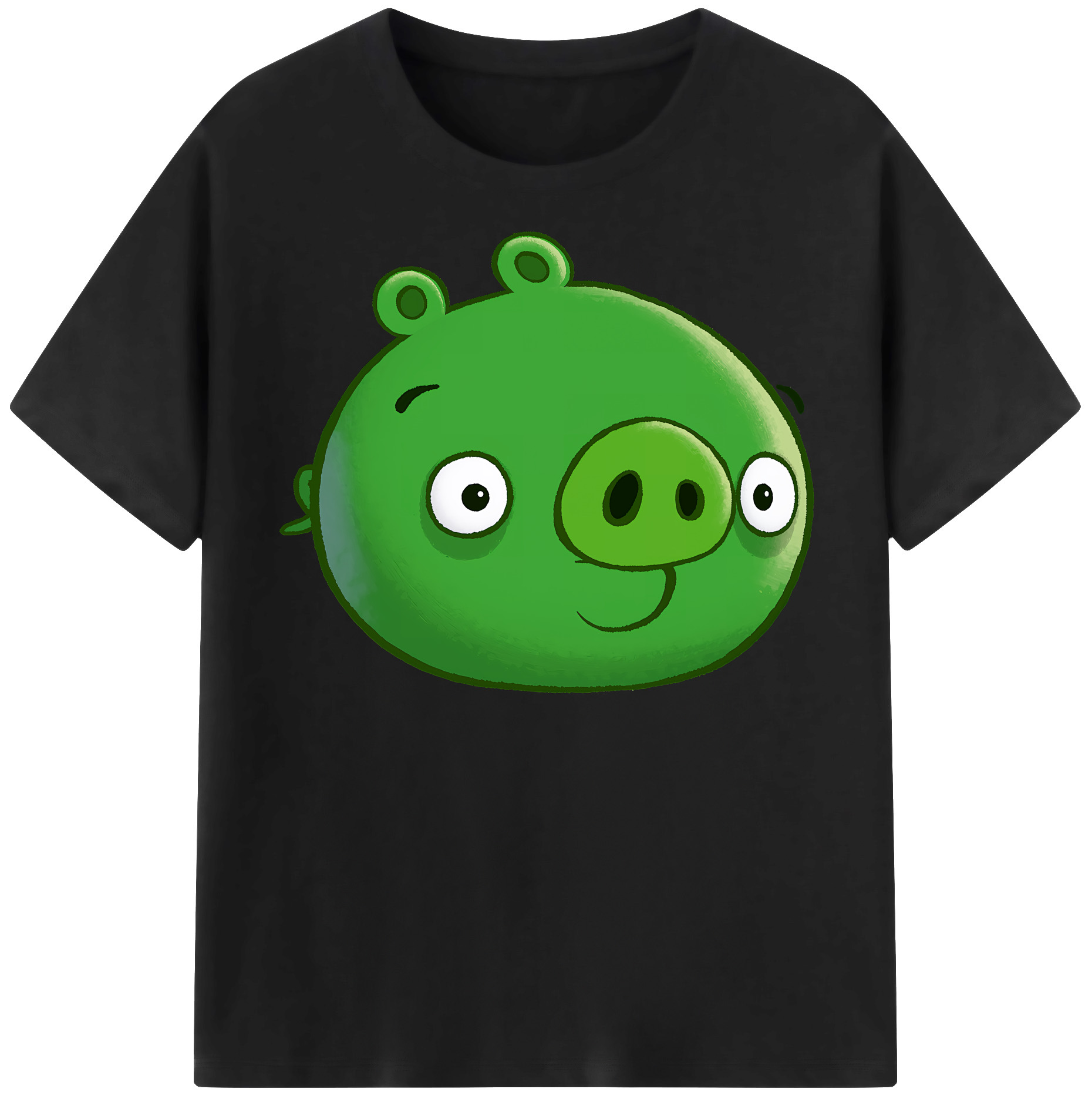 （画像用） Angry Birds アングリーバード 綿100％半袖Tシャツ（フロントプリント）