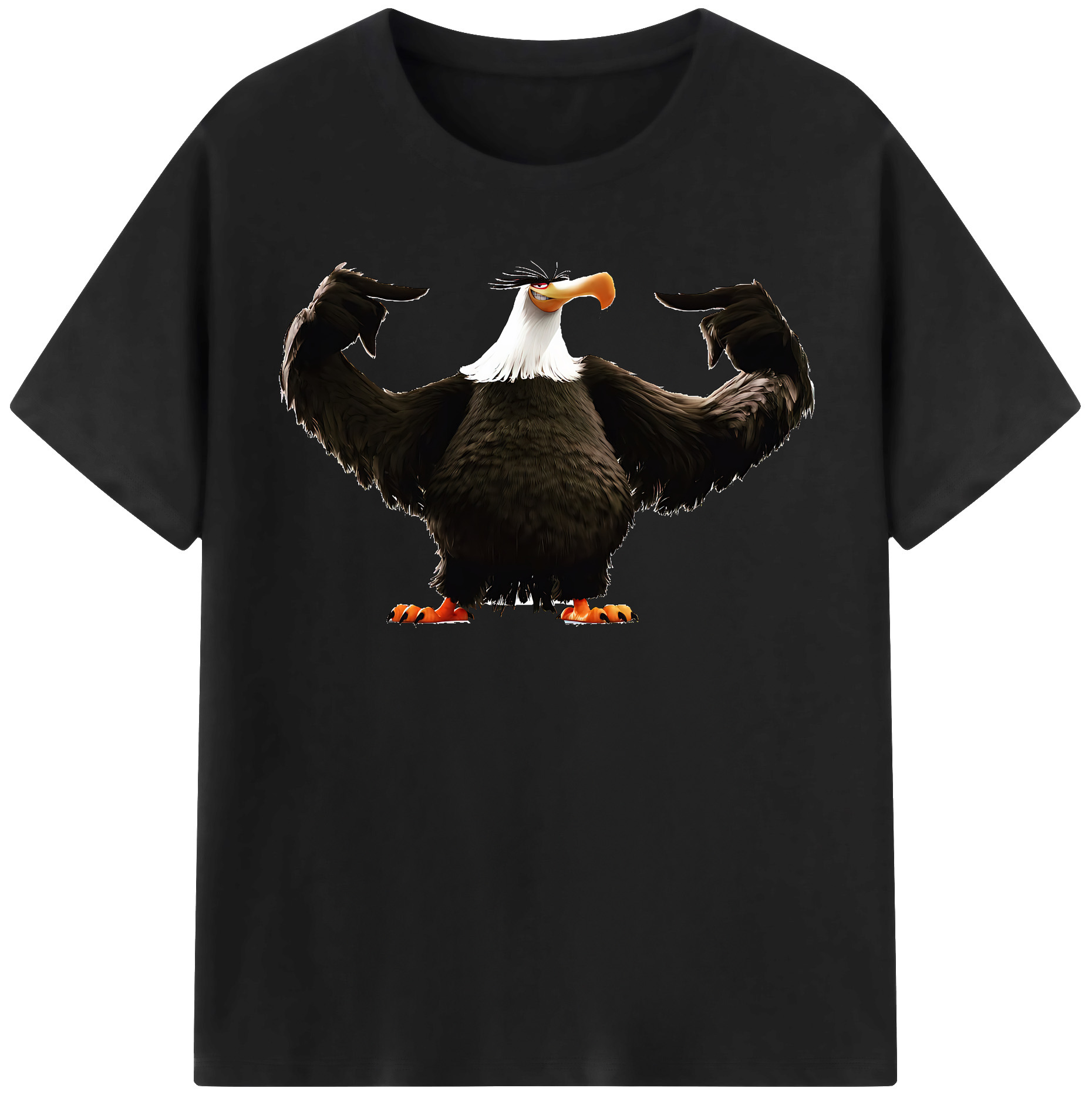 （画像用） Angry Birds アングリーバード 綿100％半袖Tシャツ（フロントプリント）