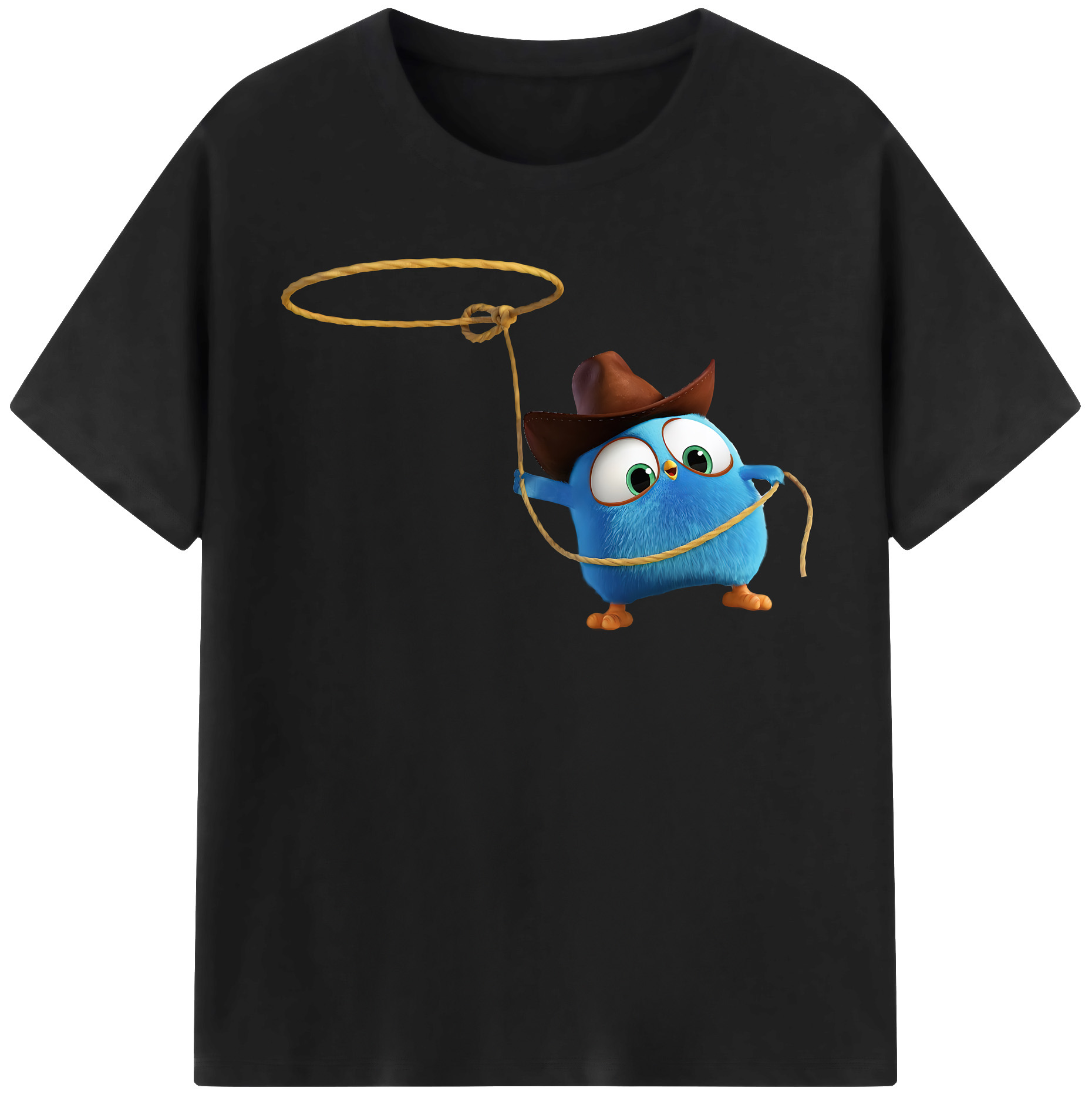 （画像用） Angry Birds アングリーバード 綿100％半袖Tシャツ（フロントプリント）