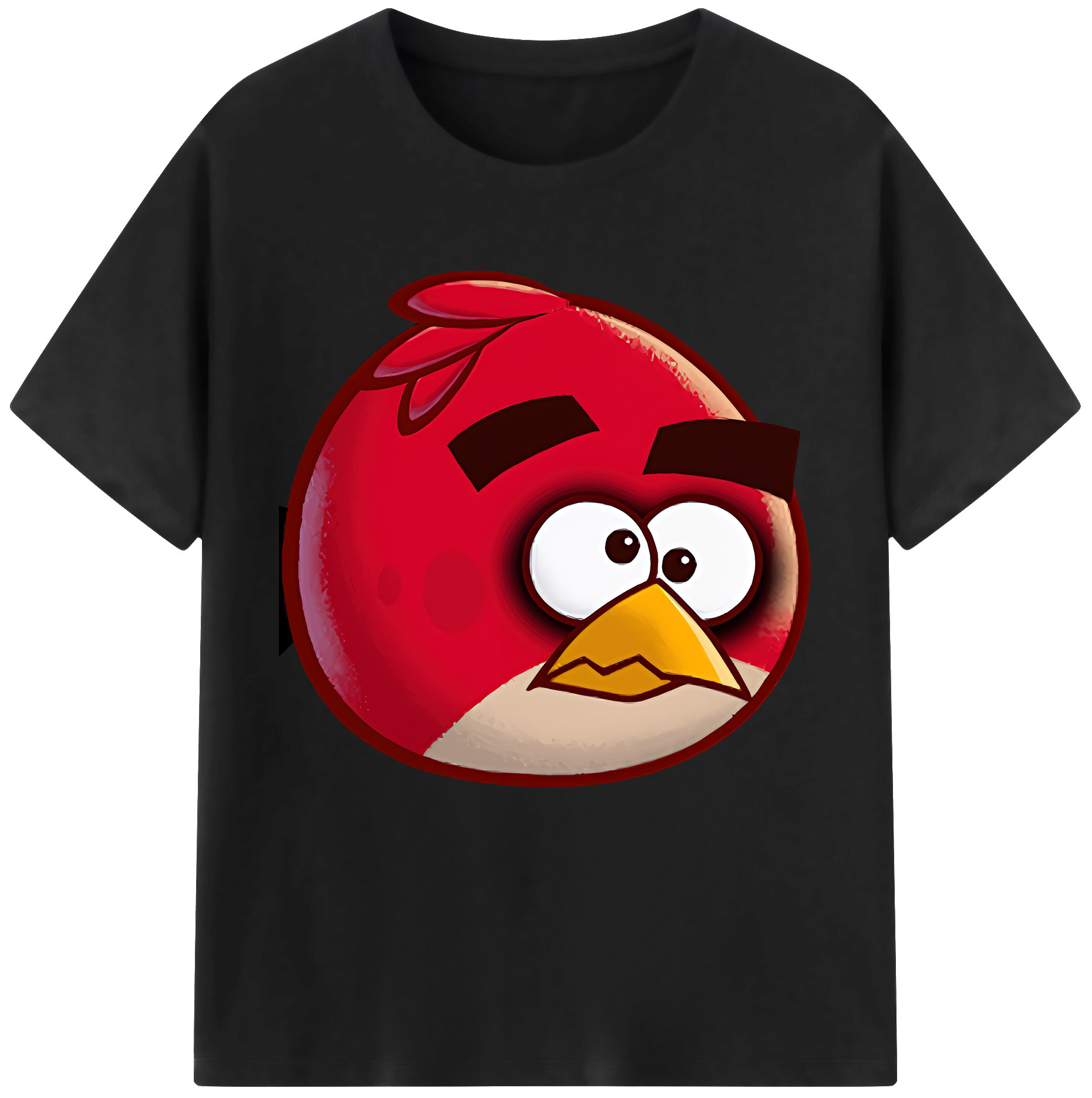 （画像用） Angry Birds アングリーバード 綿100％半袖Tシャツ（フロントプリント）