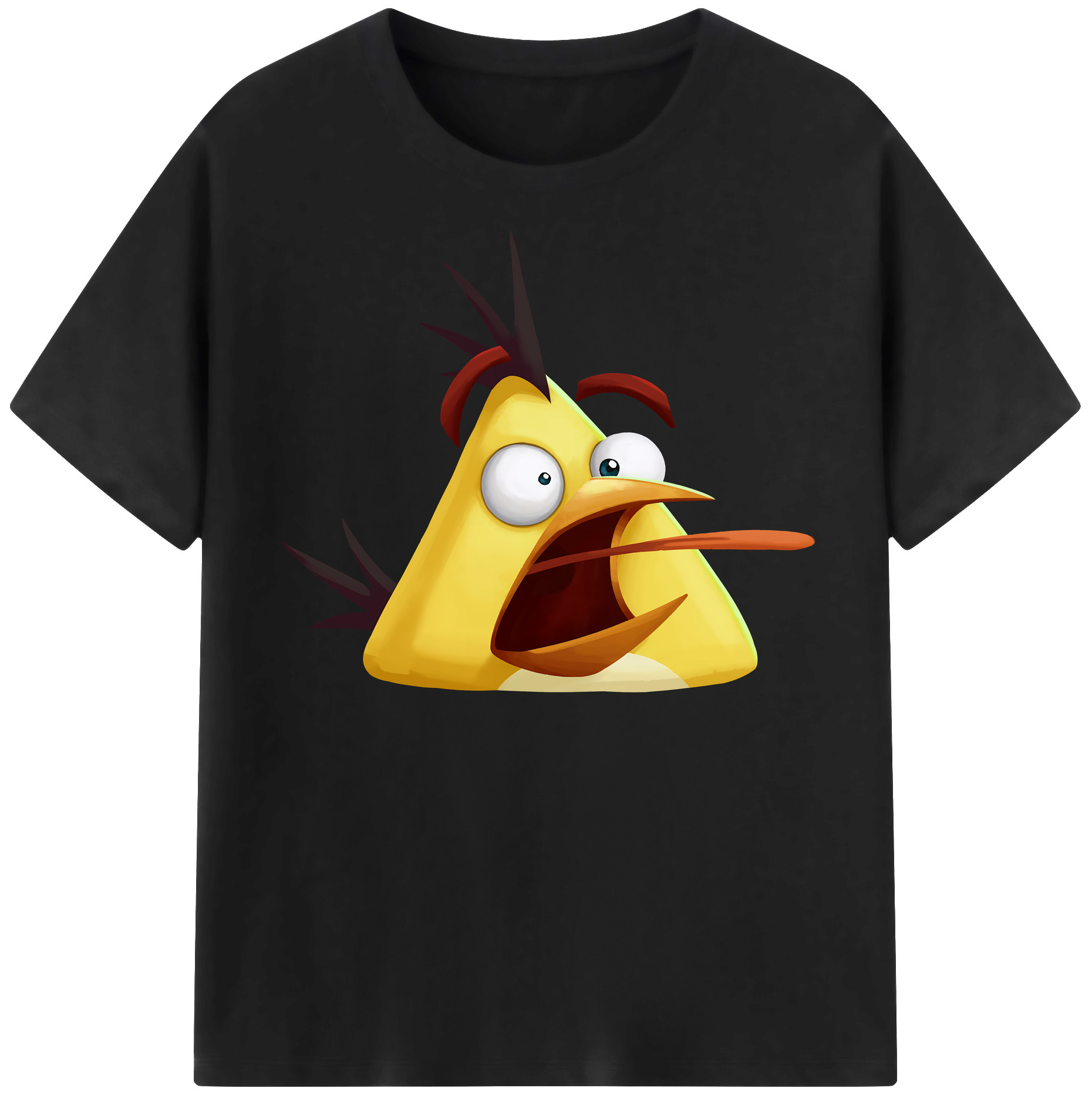 （画像用） Angry Birds アングリーバード 綿100％半袖Tシャツ（フロントプリント）