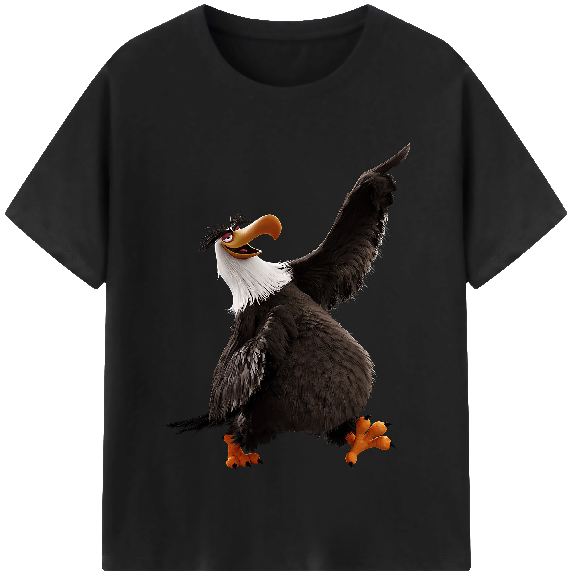 （画像用） Angry Birds アングリーバード 綿100％半袖Tシャツ（フロントプリント）