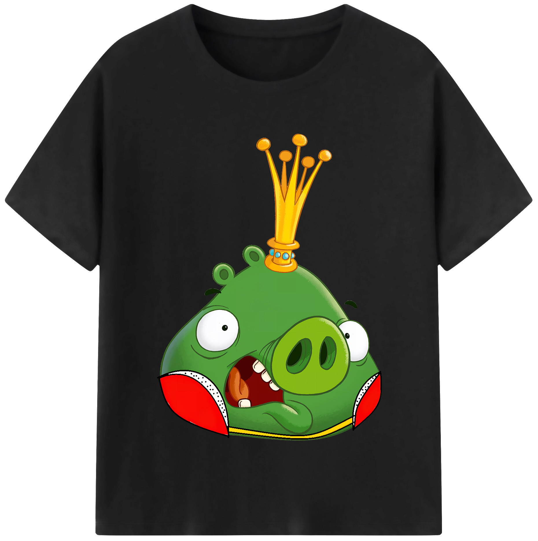 （画像用） Angry Birds アングリーバード 綿100％半袖Tシャツ（フロントプリント）