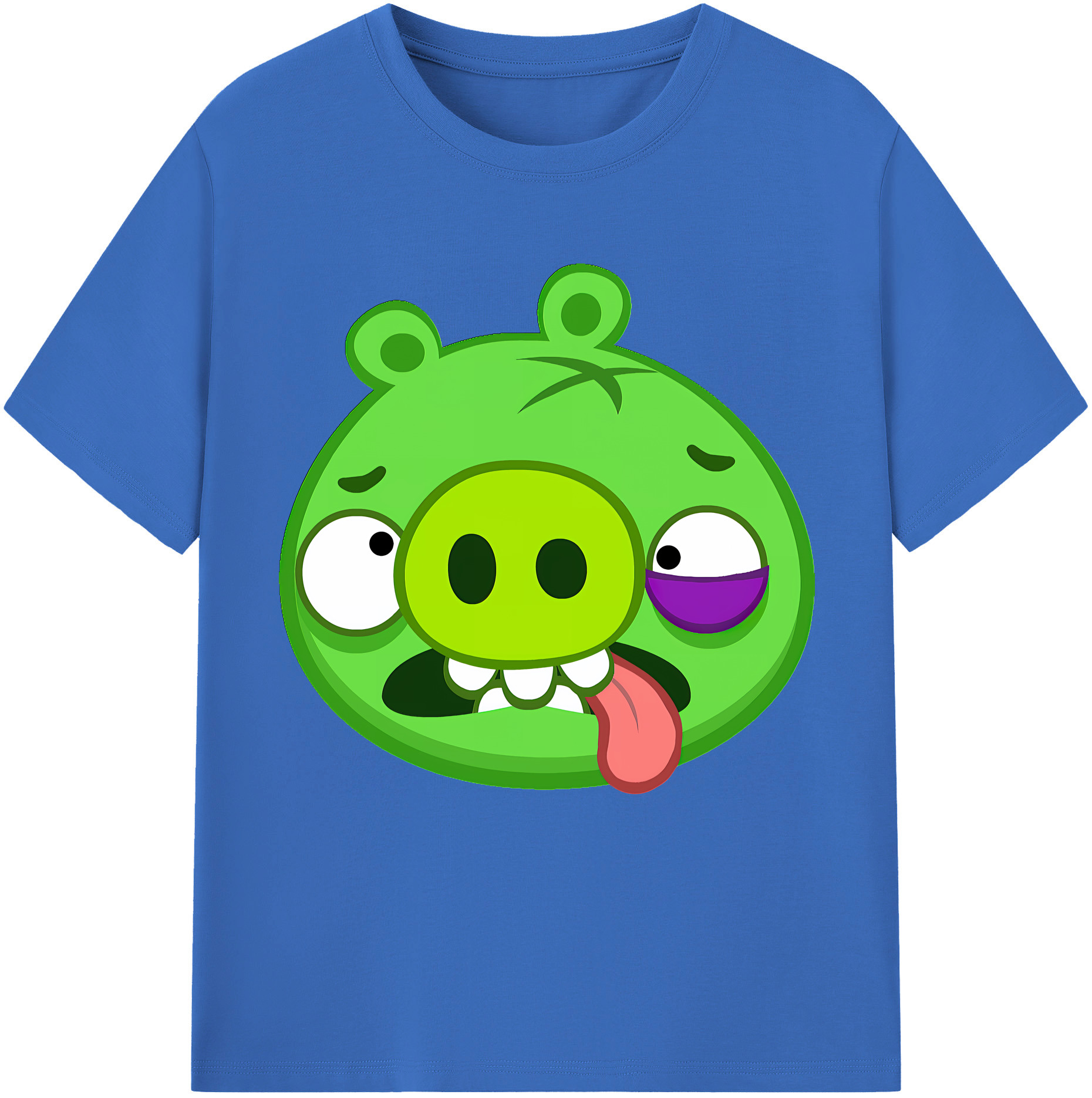 （画像用） Angry Birds アングリーバード 綿100％半袖Tシャツ（フロントプリント）
