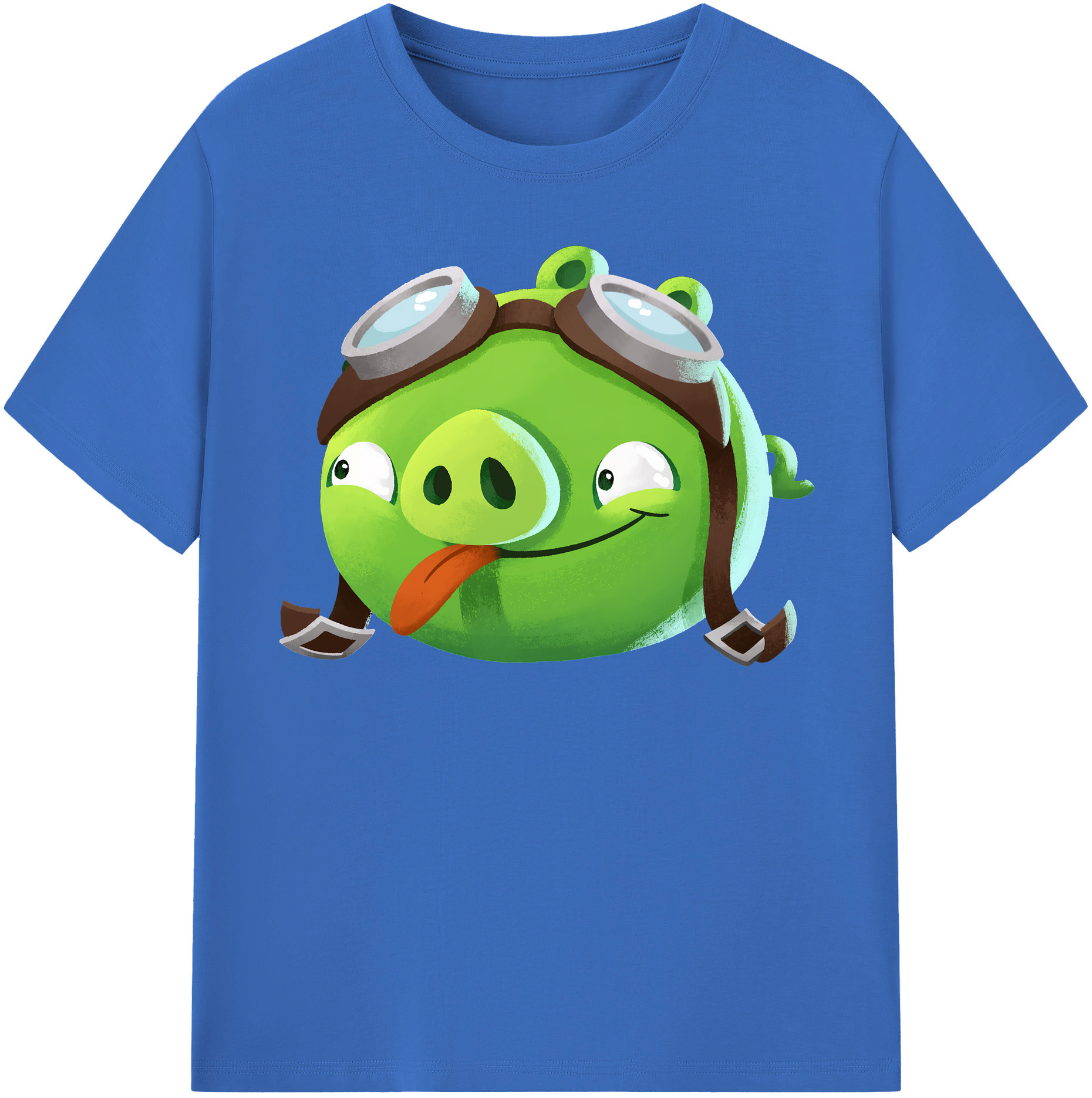 （画像用） Angry Birds アングリーバード 綿100％半袖Tシャツ（フロントプリント）