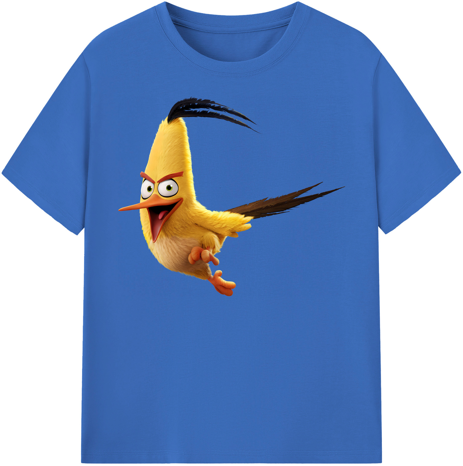 （画像用） Angry Birds アングリーバード 綿100％半袖Tシャツ（フロントプリント）