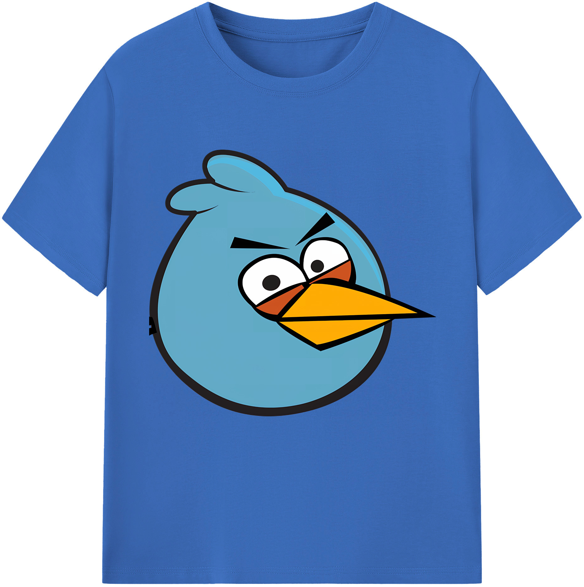 （画像用） Angry Birds アングリーバード 綿100％半袖Tシャツ（フロントプリント）