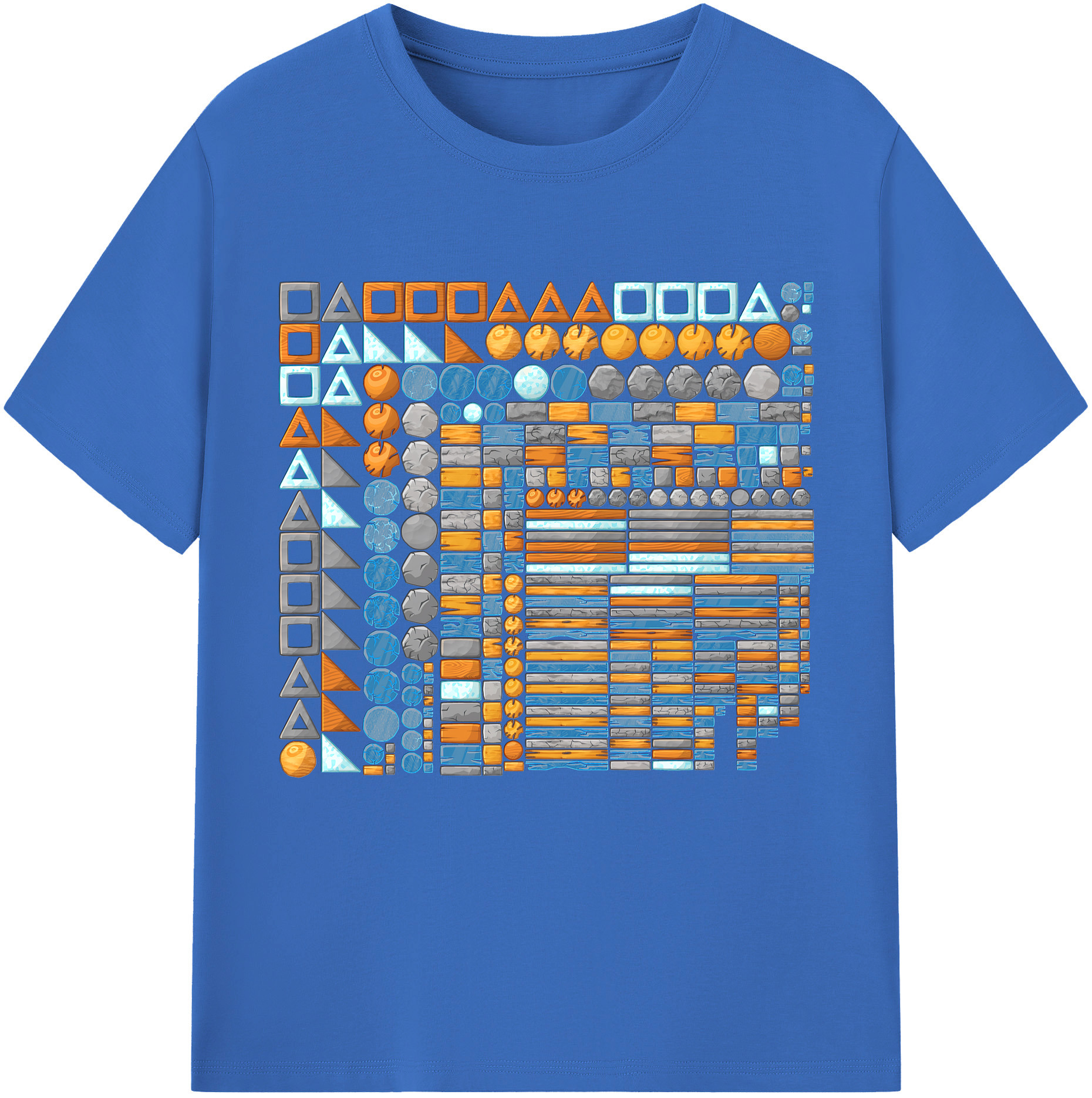 （画像用） Angry Birds アングリーバード 綿100％半袖Tシャツ（フロントプリント）