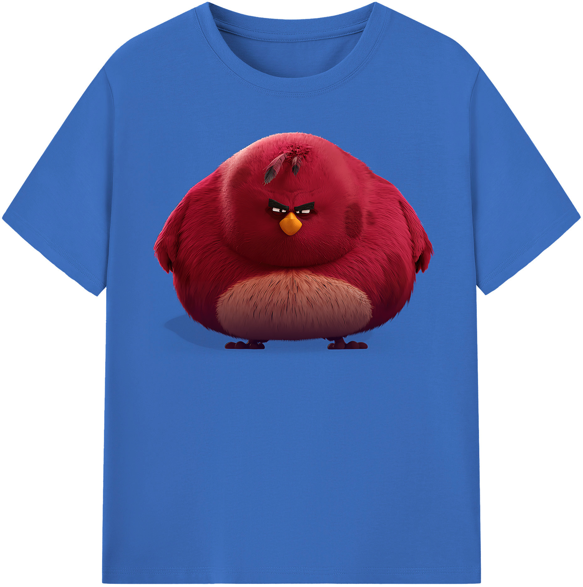 （画像用） Angry Birds アングリーバード 綿100％半袖Tシャツ（フロントプリント）