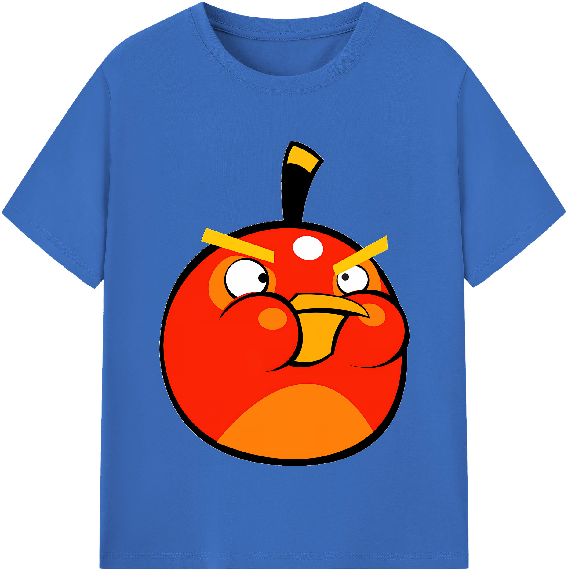 （画像用） Angry Birds アングリーバード 綿100％半袖Tシャツ（フロントプリント）