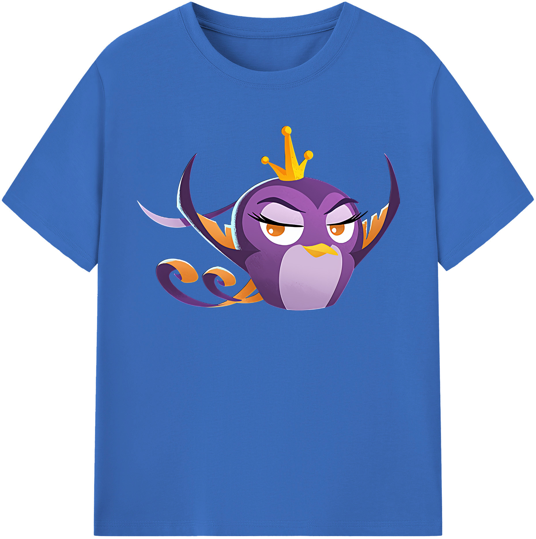 （画像用） Angry Birds アングリーバード 綿100％半袖Tシャツ（フロントプリント）