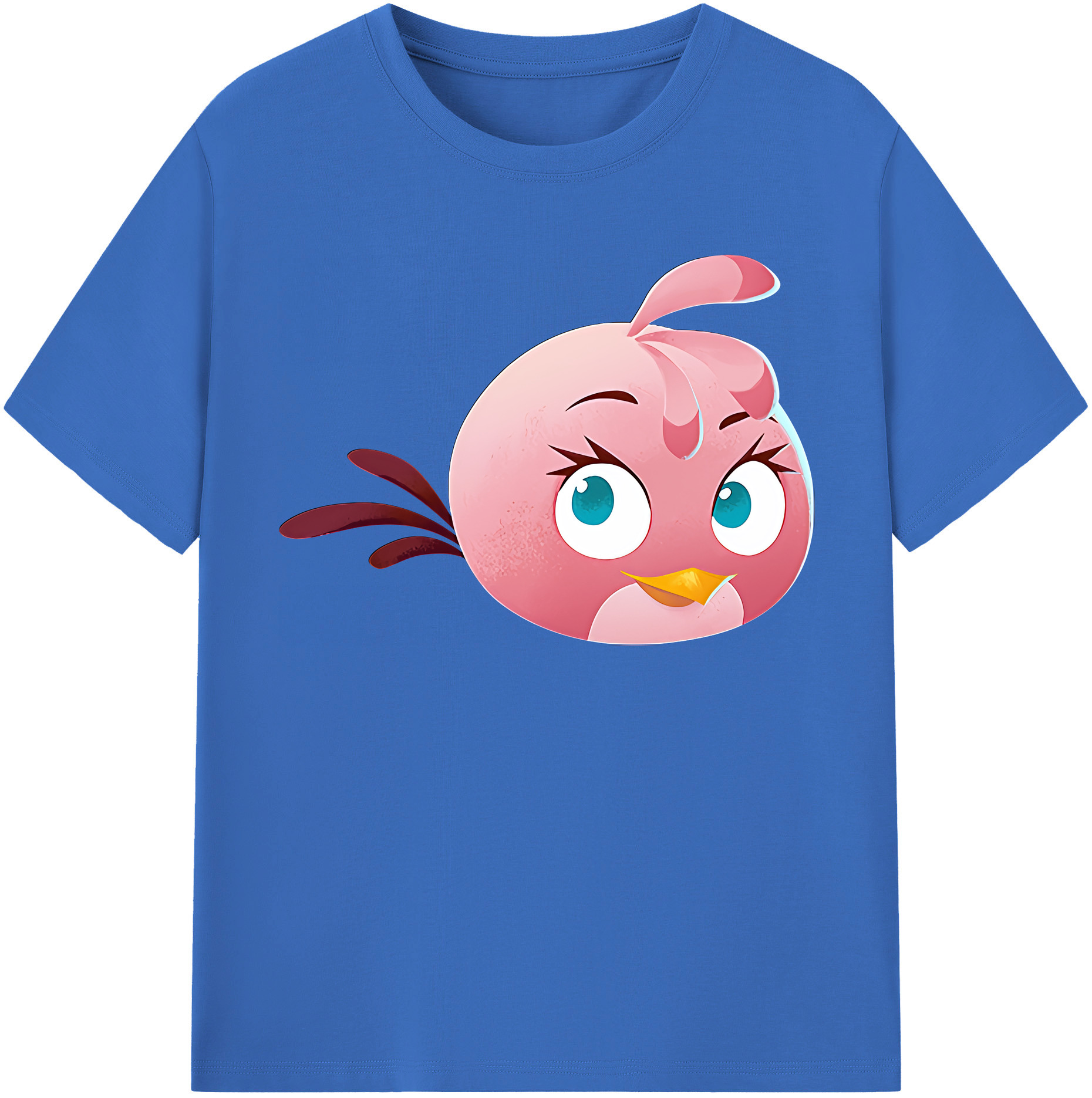 （画像用） Angry Birds アングリーバード 綿100％半袖Tシャツ（フロントプリント）