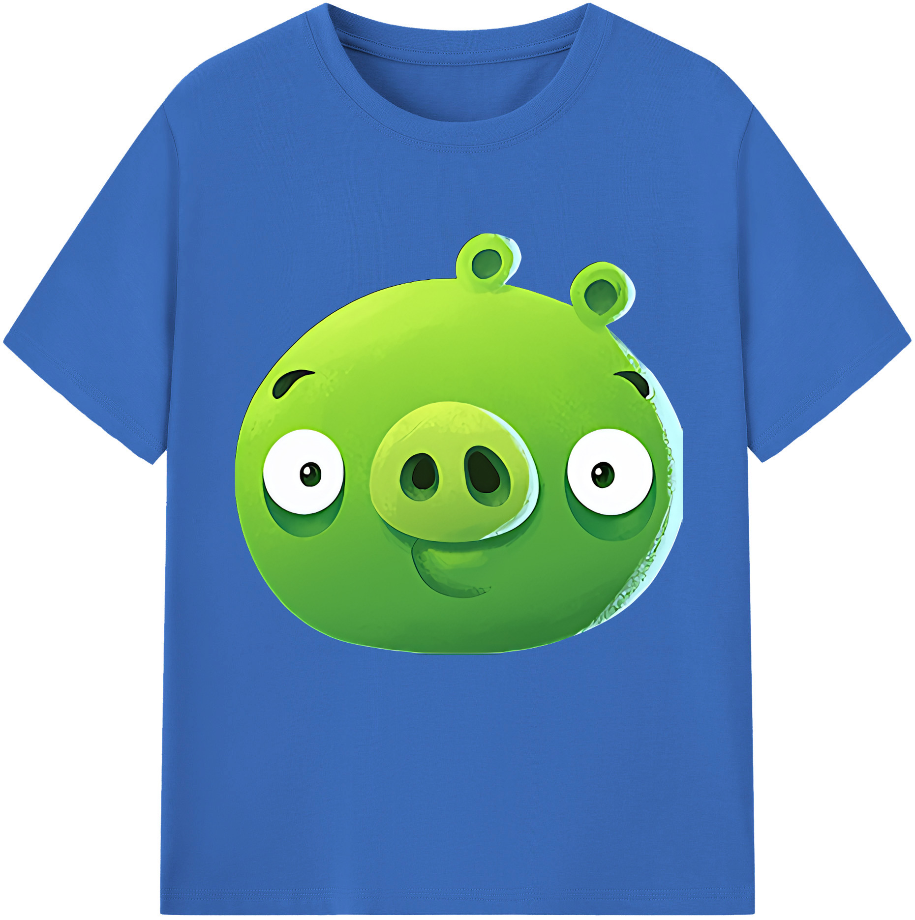 （画像用） Angry Birds アングリーバード 綿100％半袖Tシャツ（フロントプリント）