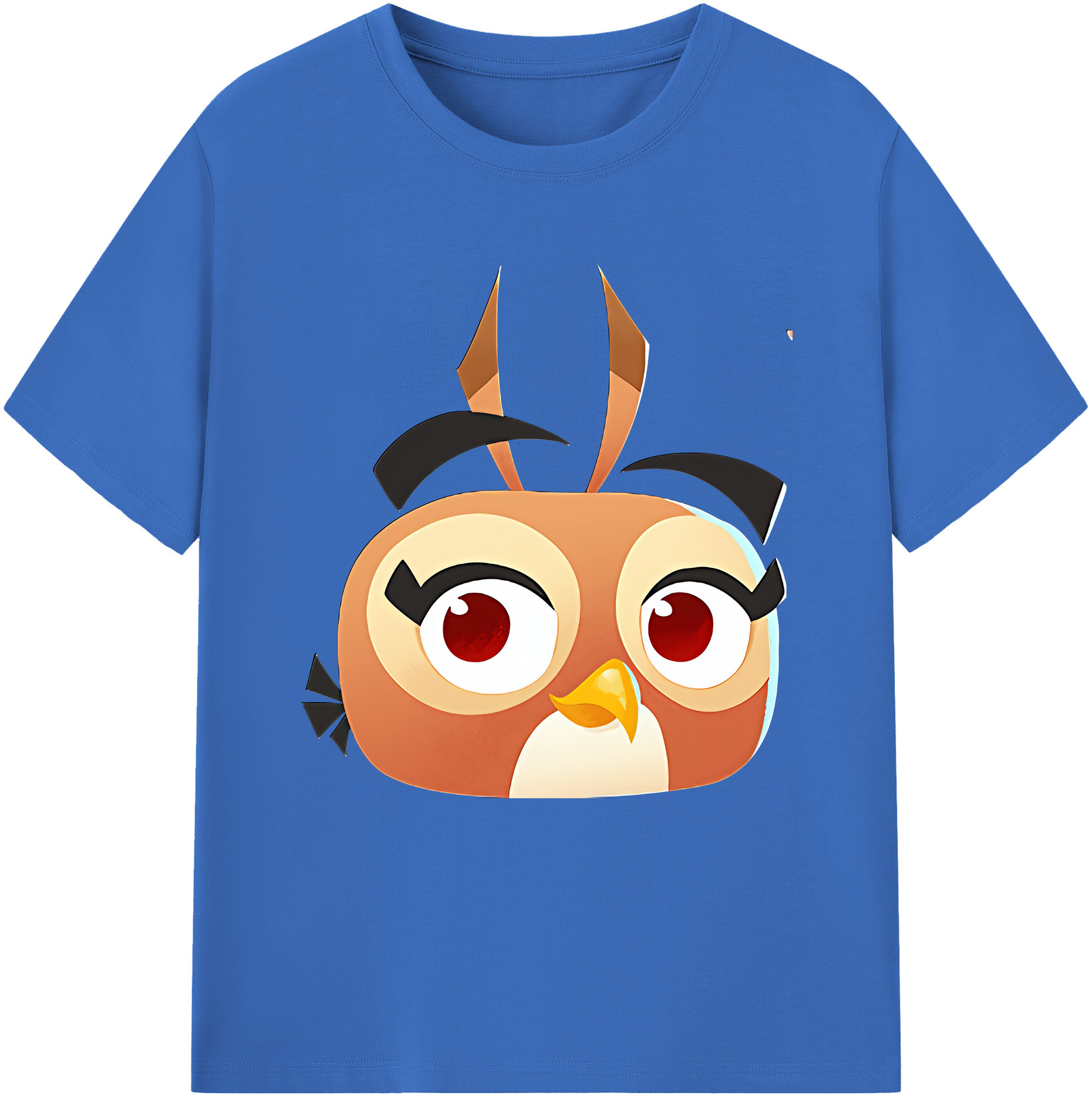 （画像用） Angry Birds アングリーバード 綿100％半袖Tシャツ（フロントプリント）