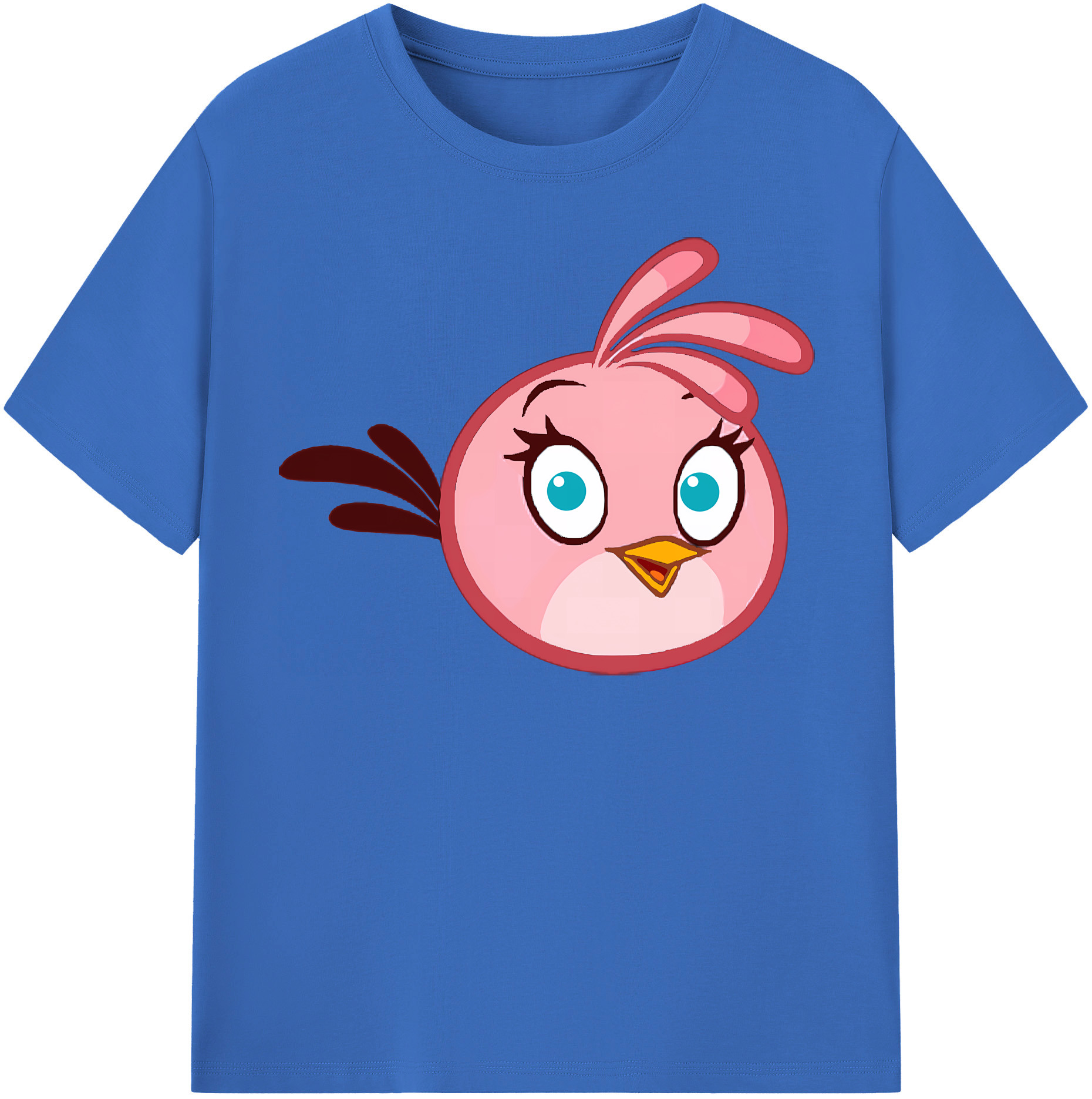 （画像用） Angry Birds アングリーバード 綿100％半袖Tシャツ（フロントプリント）