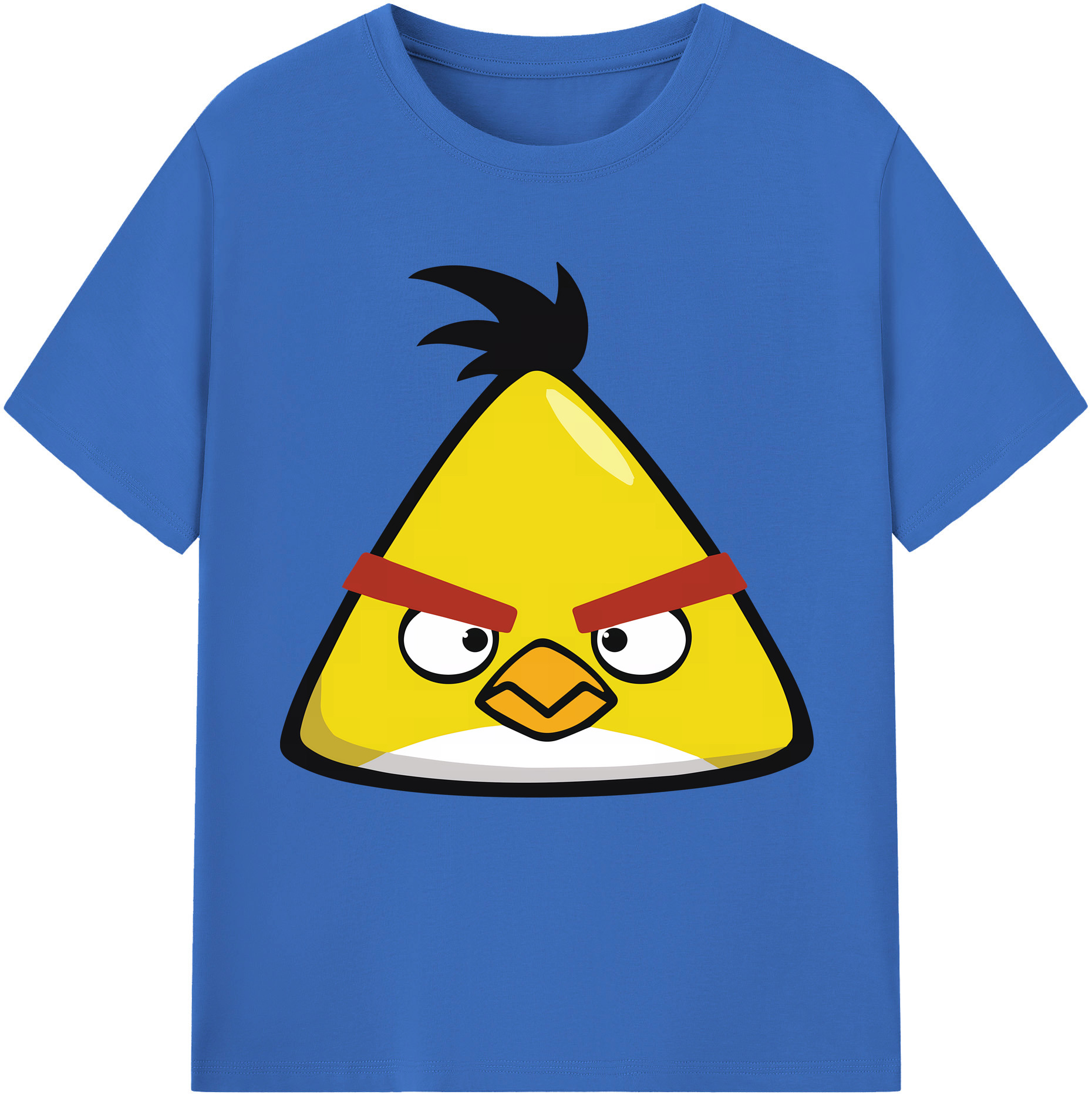 （画像用） Angry Birds アングリーバード 綿100％半袖Tシャツ（フロントプリント）