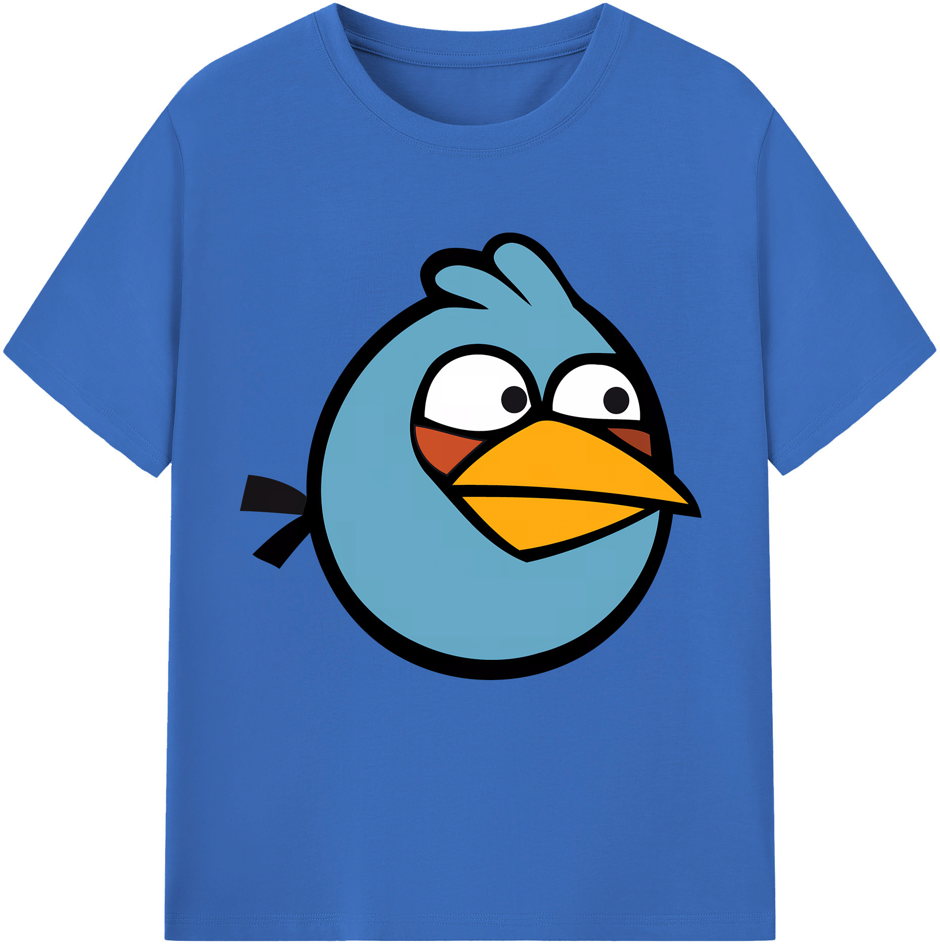 （画像用） Angry Birds アングリーバード 綿100％半袖Tシャツ（フロントプリント）