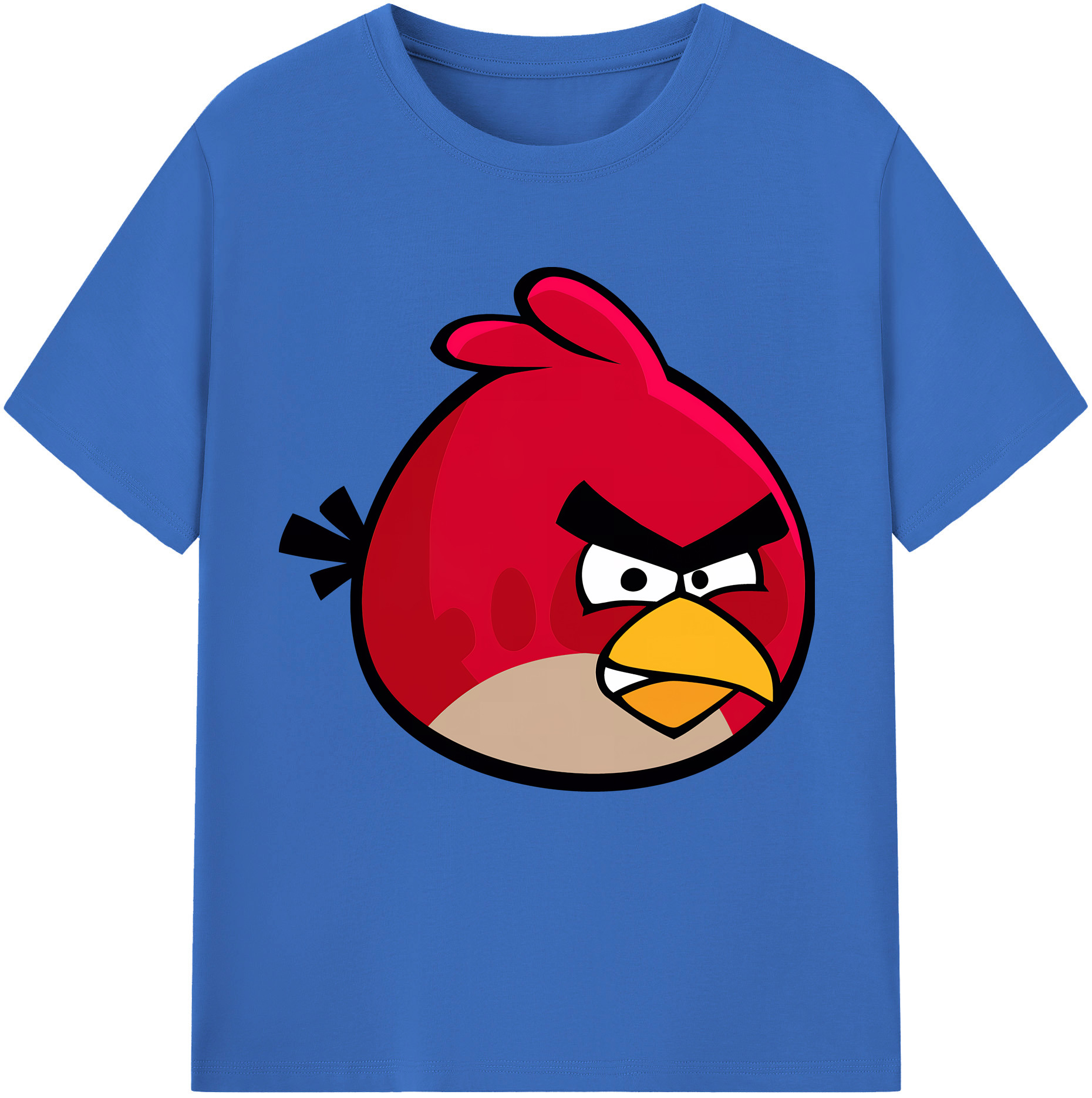 （画像用） Angry Birds アングリーバード 綿100％半袖Tシャツ（フロントプリント）