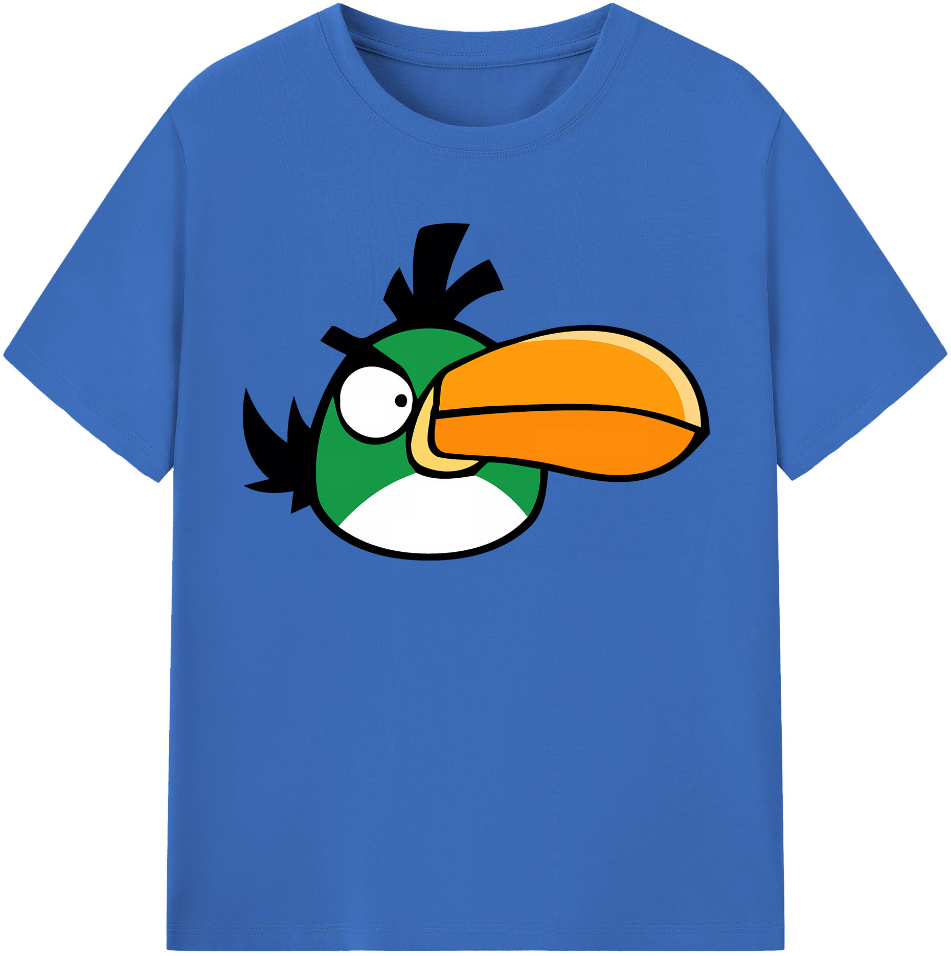 （画像用） Angry Birds アングリーバード 綿100％半袖Tシャツ（フロントプリント）