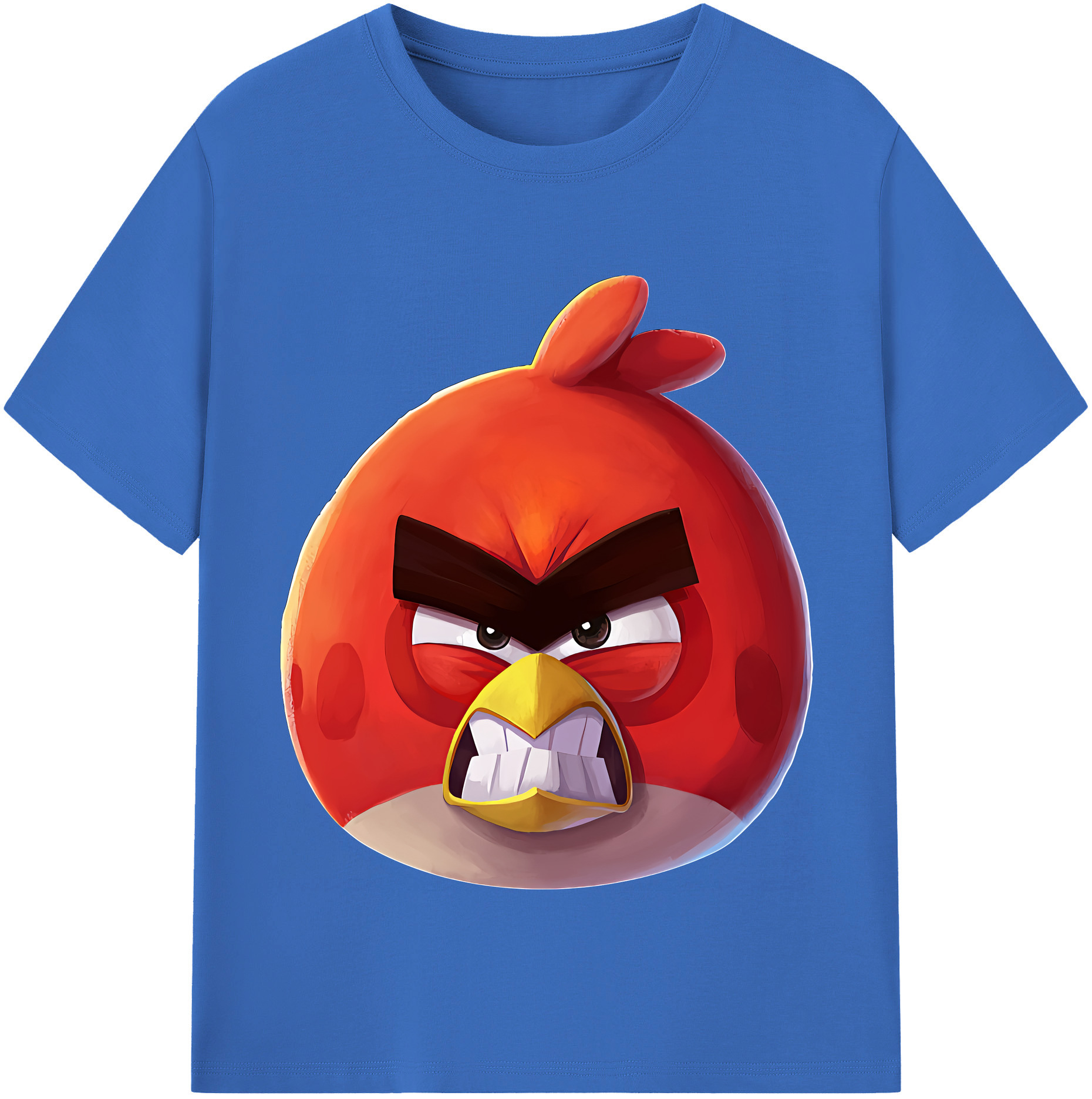（画像用） Angry Birds アングリーバード 綿100％半袖Tシャツ（フロントプリント）