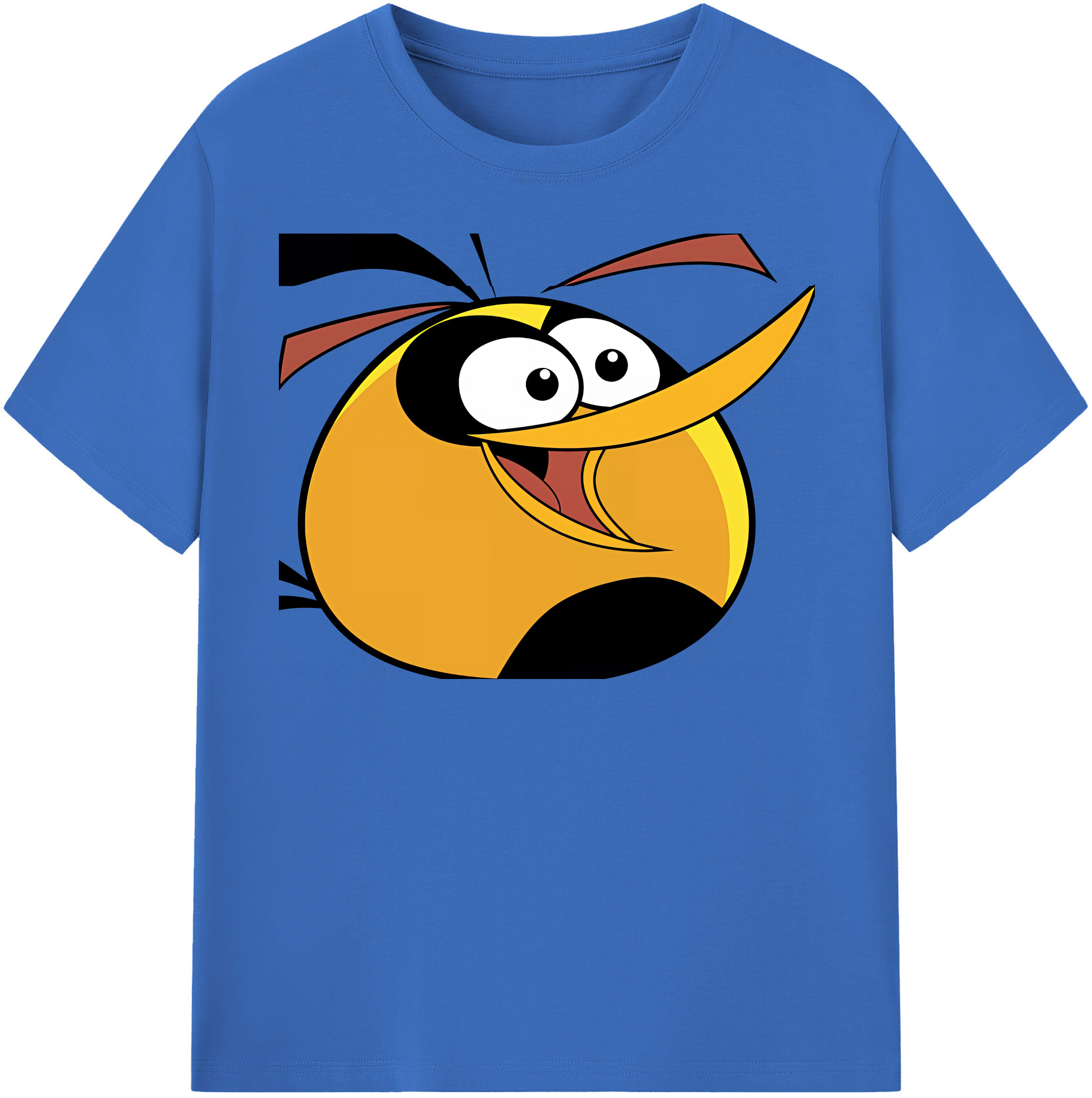 （画像用） Angry Birds アングリーバード 綿100％半袖Tシャツ（フロントプリント）