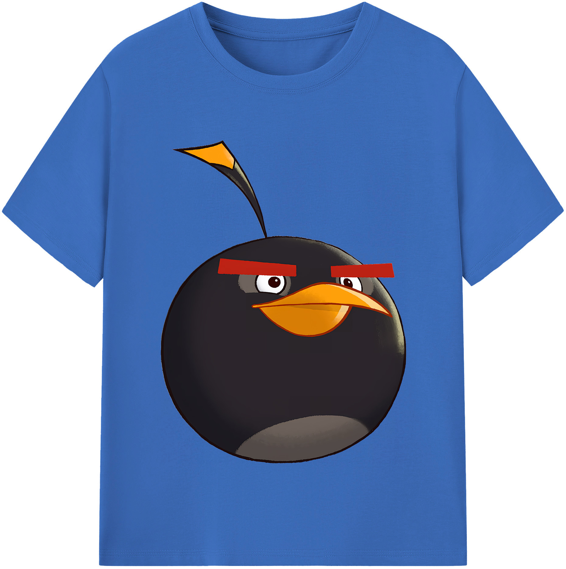 （画像用） Angry Birds アングリーバード 綿100％半袖Tシャツ（フロントプリント）