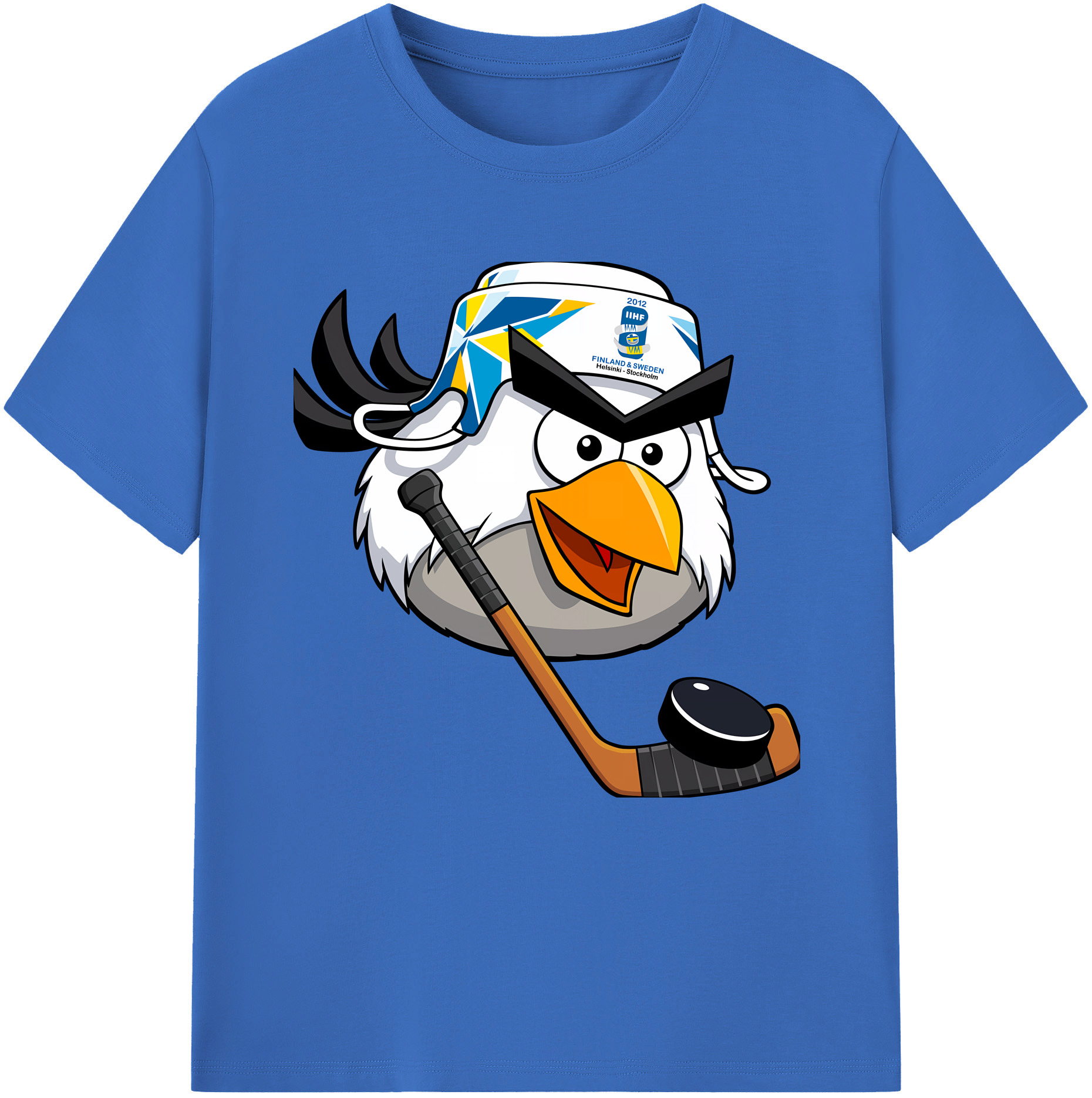 （画像用） Angry Birds アングリーバード 綿100％半袖Tシャツ（フロントプリント）