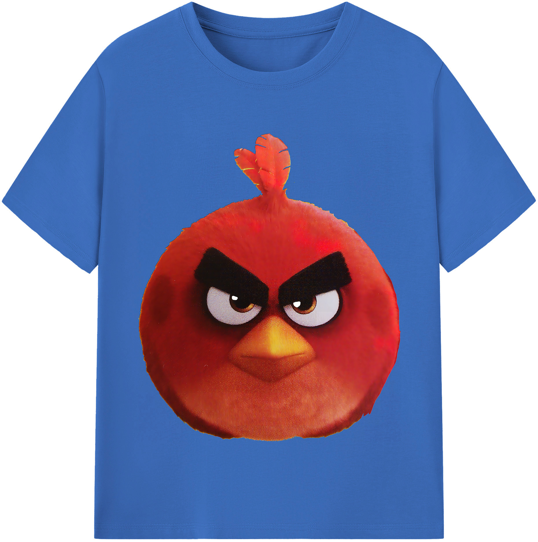 （画像用） Angry Birds アングリーバード 綿100％半袖Tシャツ（フロントプリント）