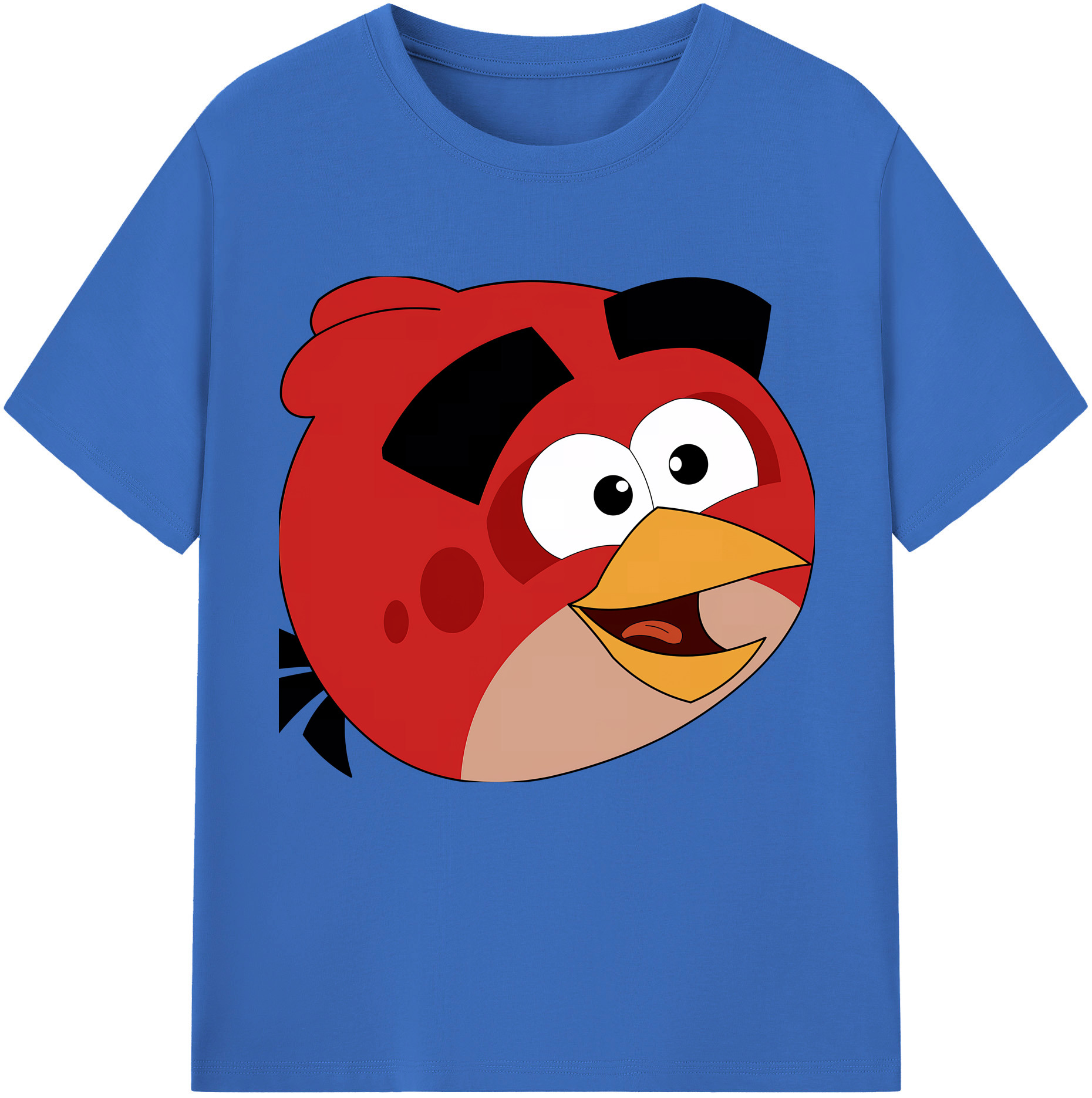 （画像用） Angry Birds アングリーバード 綿100％半袖Tシャツ（フロントプリント）